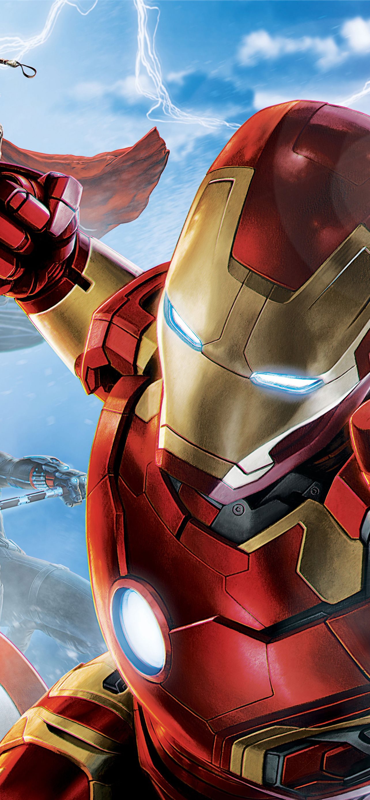 Captain America Vs Iron Man Iphone Hd Wallpapers