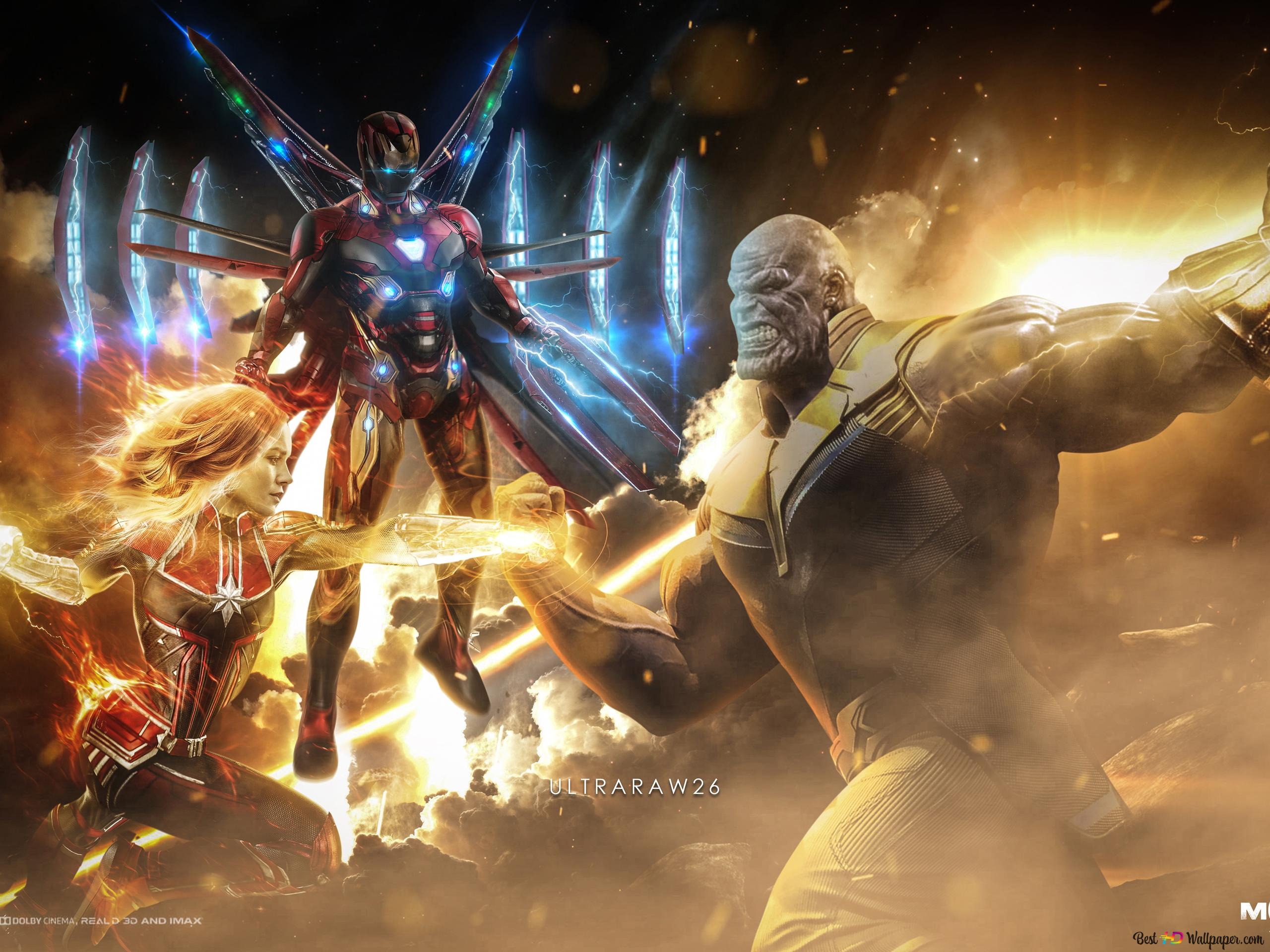 Captain America Vs Thanos Army Wallpapers