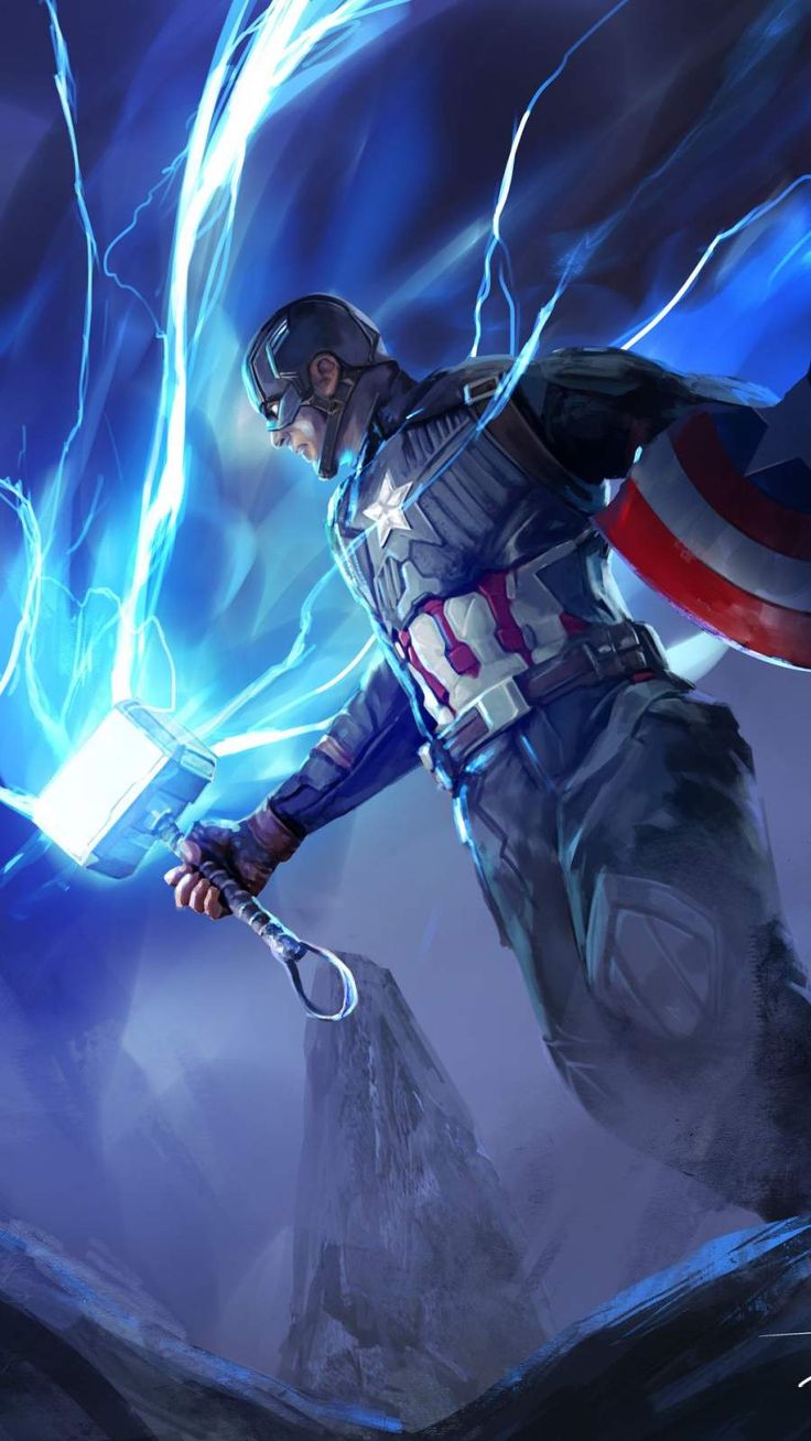 Captain America With Hammer Wallpapers