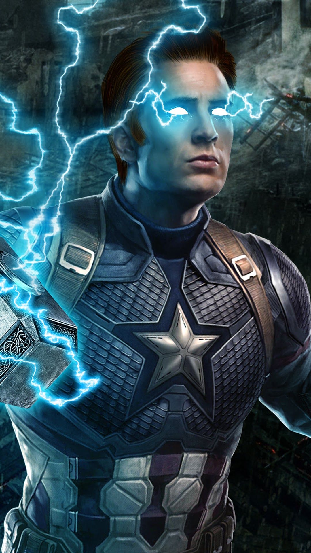 Captain America With Thor Hammer Wallpapers