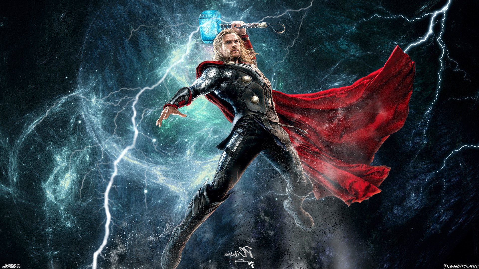 Captain America With Thor Hammer Wallpapers