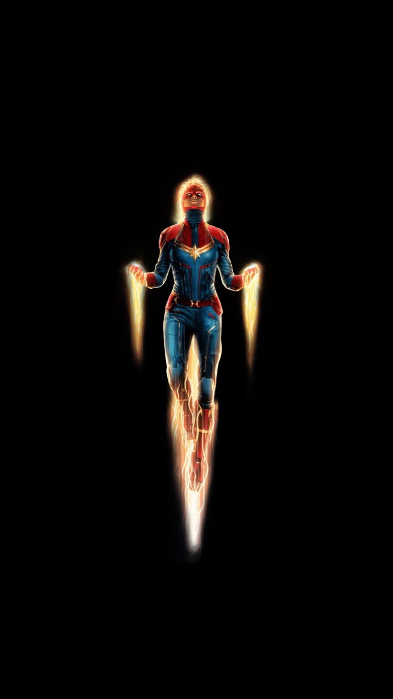 Captain Marvel 4K Cool 2021 Art Wallpapers