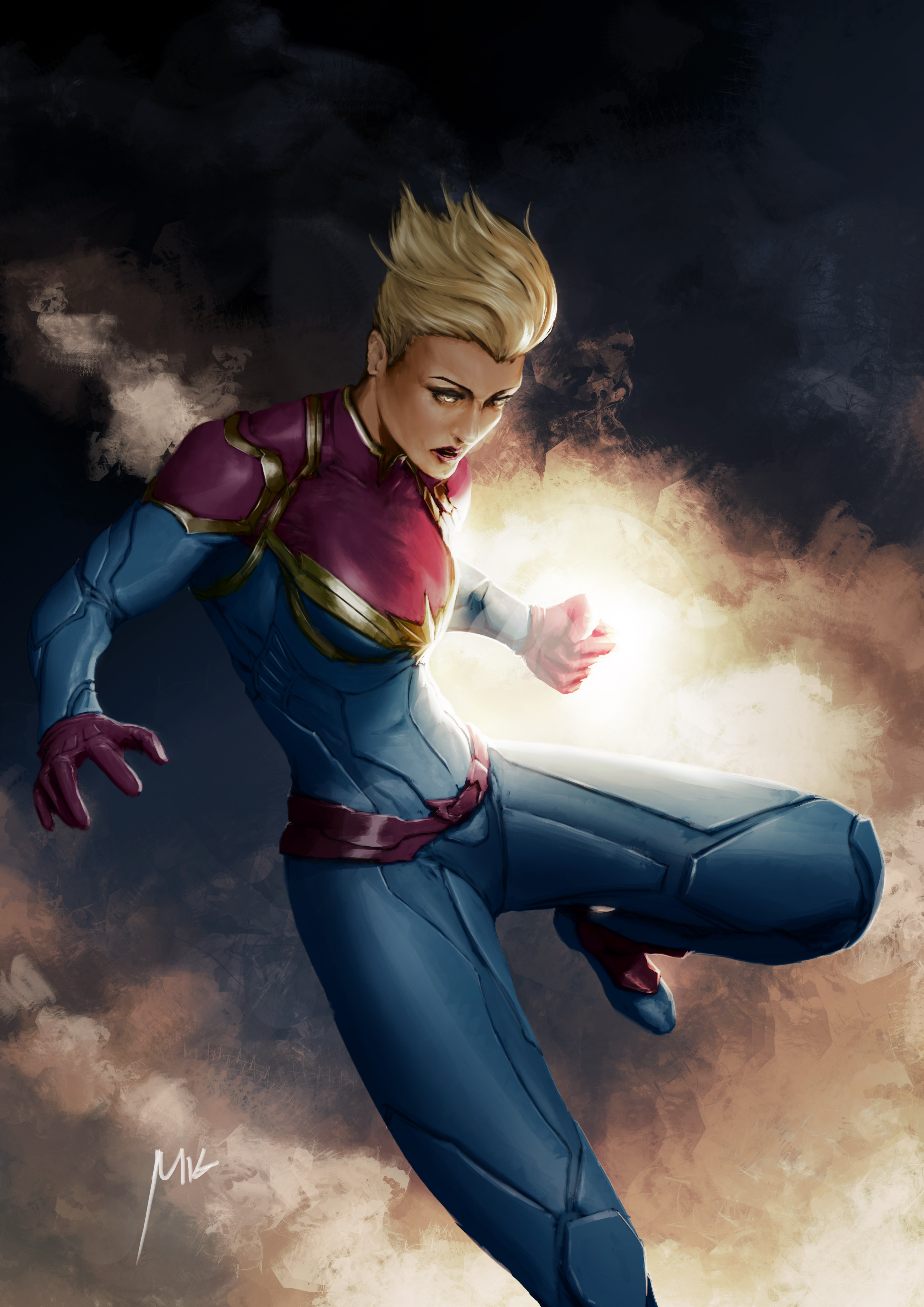 Captain Marvel Artstation Wallpapers