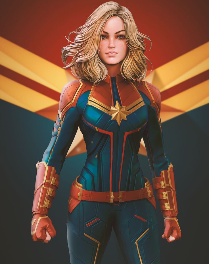 Captain Marvel Artstation Wallpapers