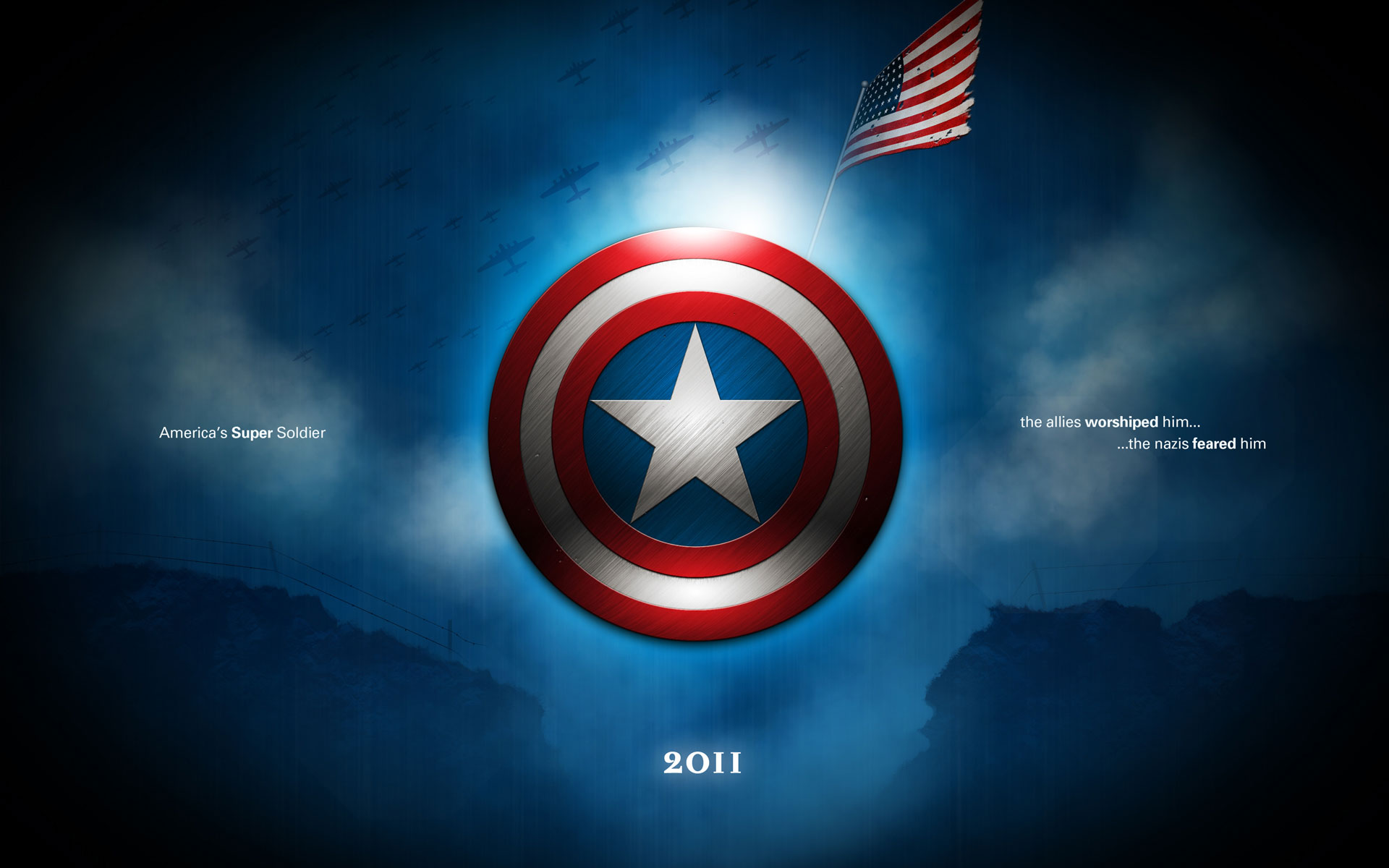 Captain Marvel Logo Wallpapers