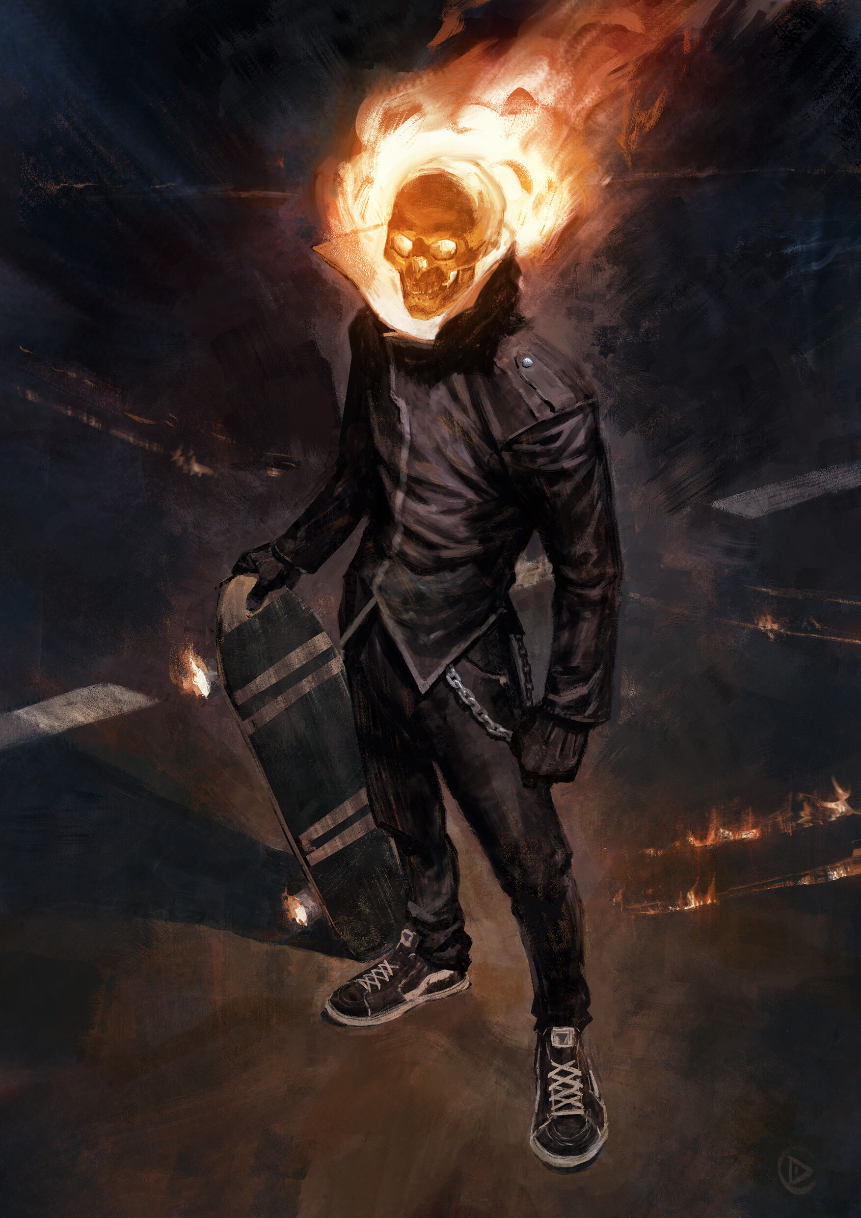 Coolest Ghost Rider 2020 Art Wallpapers