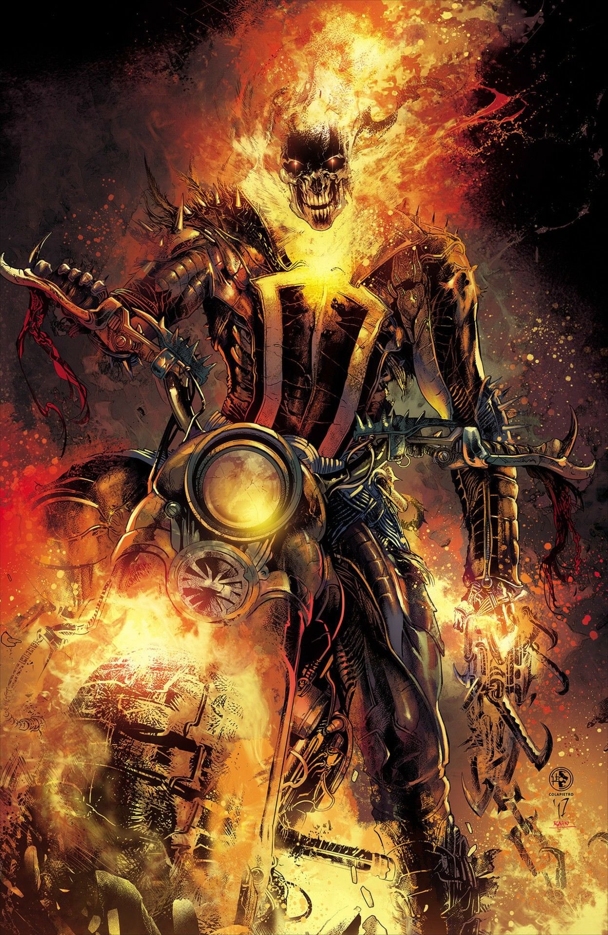 Coolest Ghost Rider 2020 Art Wallpapers