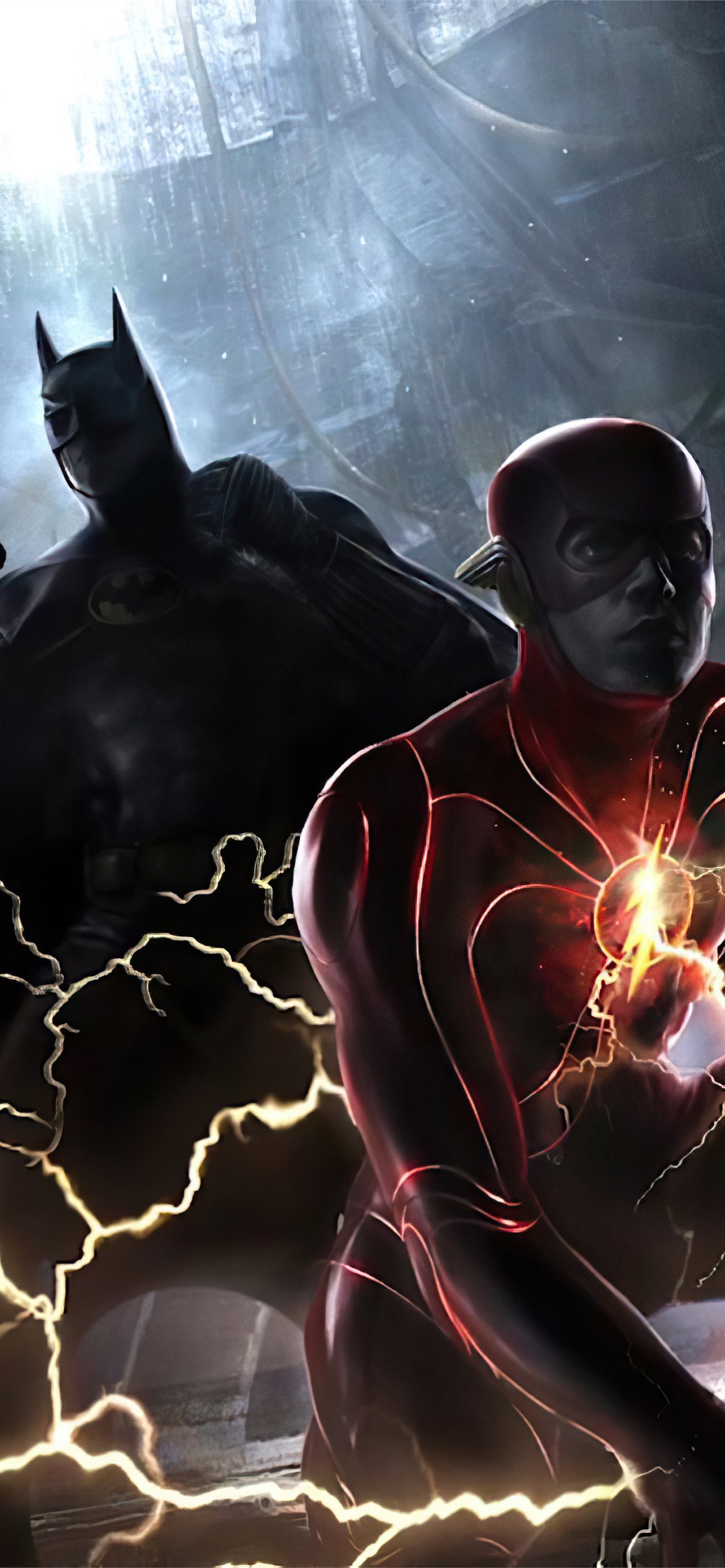 Dark Flash Comic Art Wallpapers