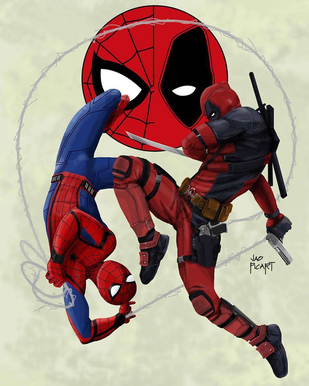 Deadpool And Spider Man Wallpapers