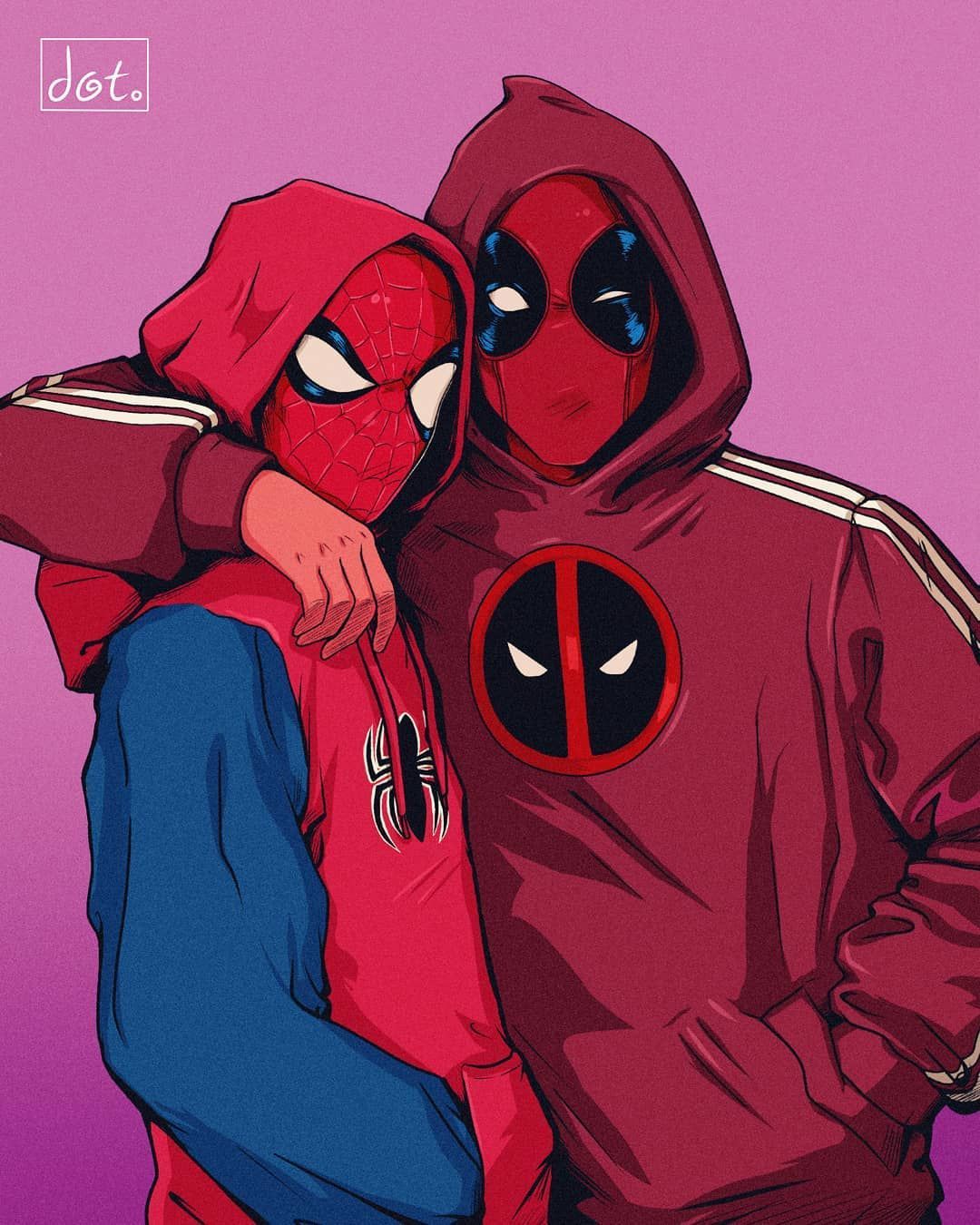 Deadpool And Spider Man Wallpapers