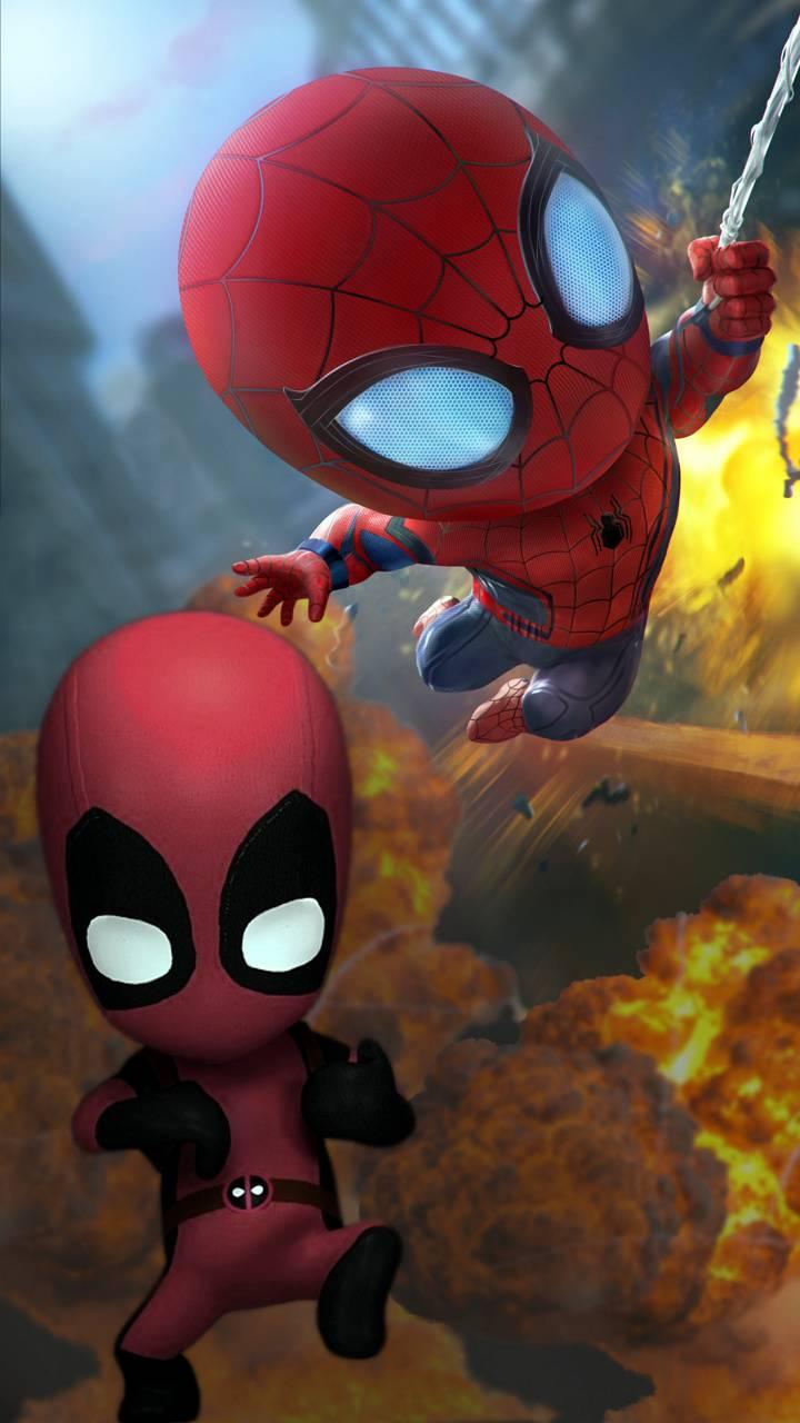 Deadpool And Spider Man Wallpapers