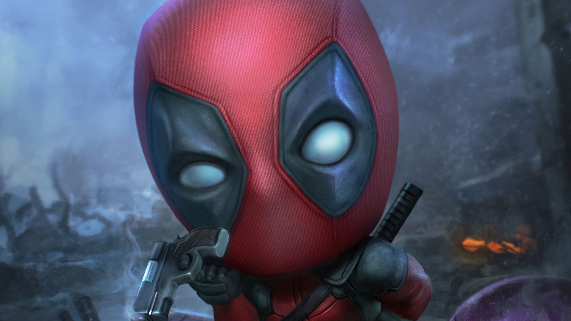 Deadpool Face Wallpapers