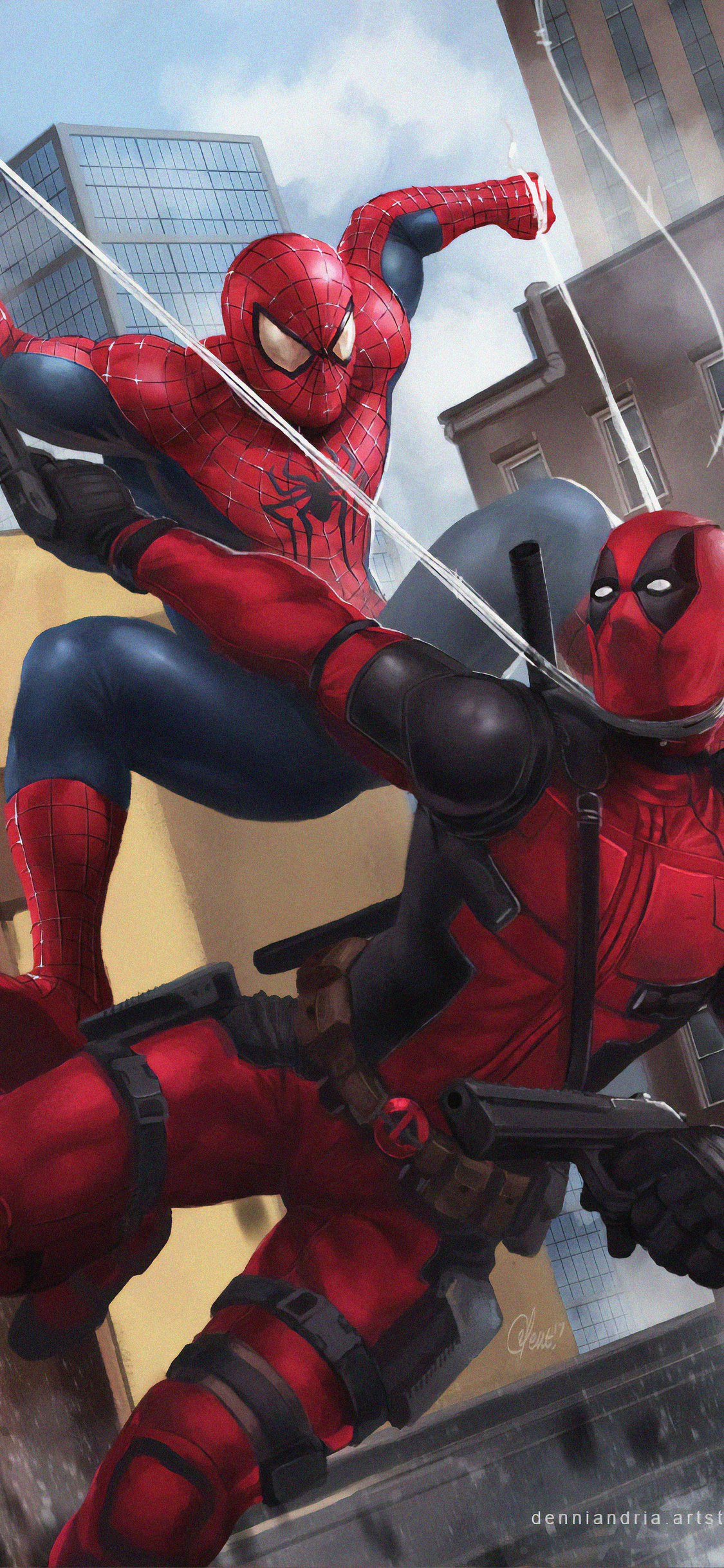 Deadpool Spiderman Wallpapers