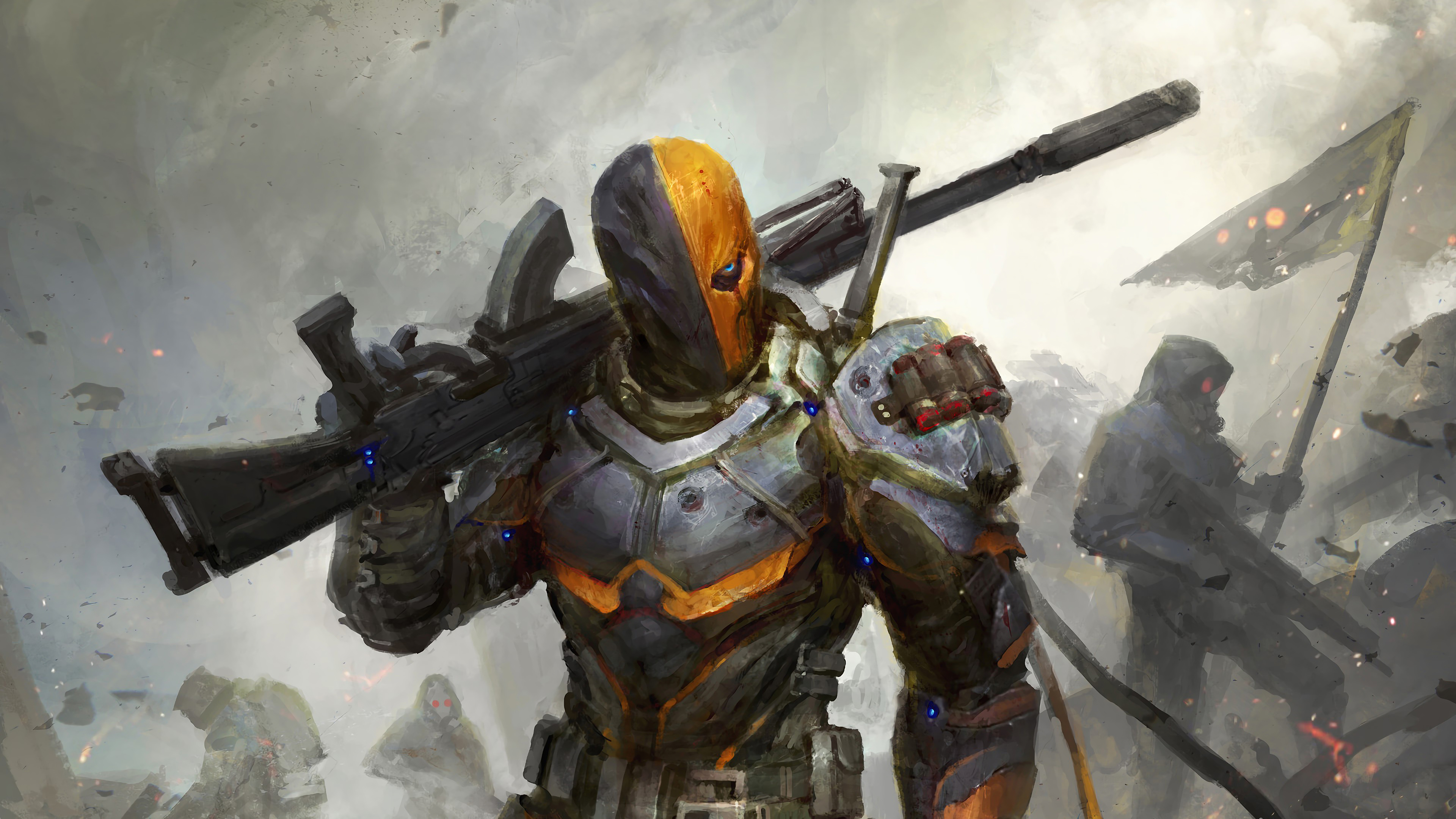 Deathstroke 4K Art Wallpapers