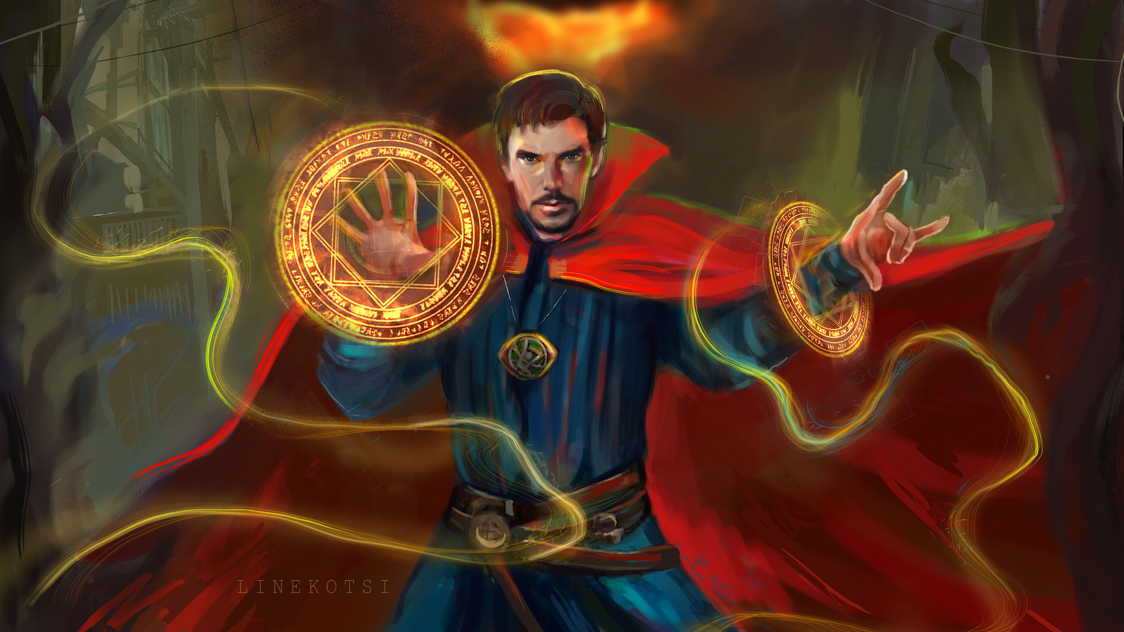 Doctor Strange 4K Cool Art Wallpapers