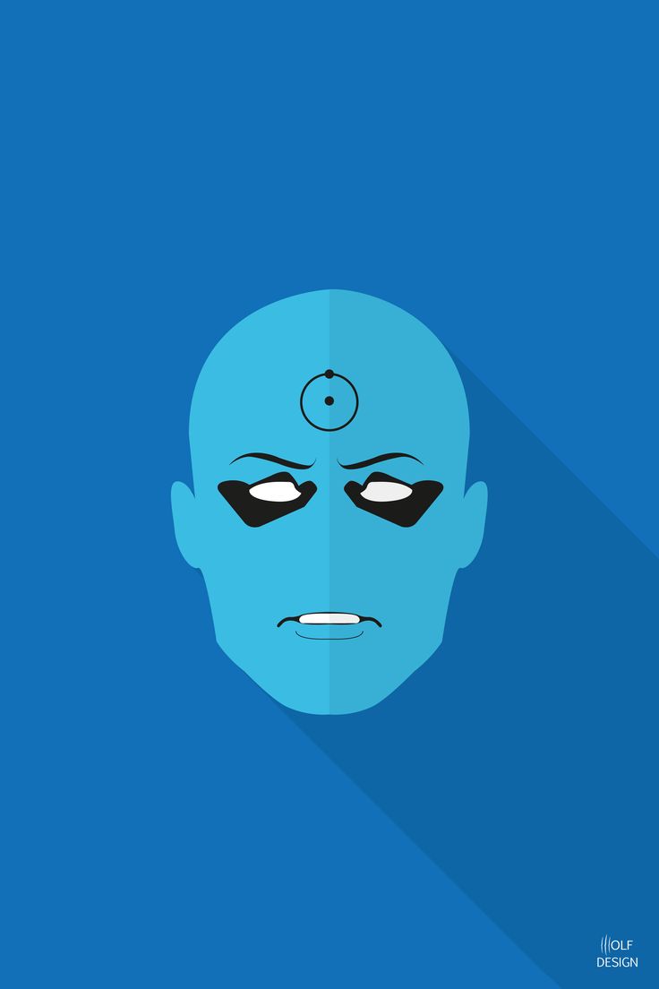 Dr Manhattan Minimalist Wallpapers