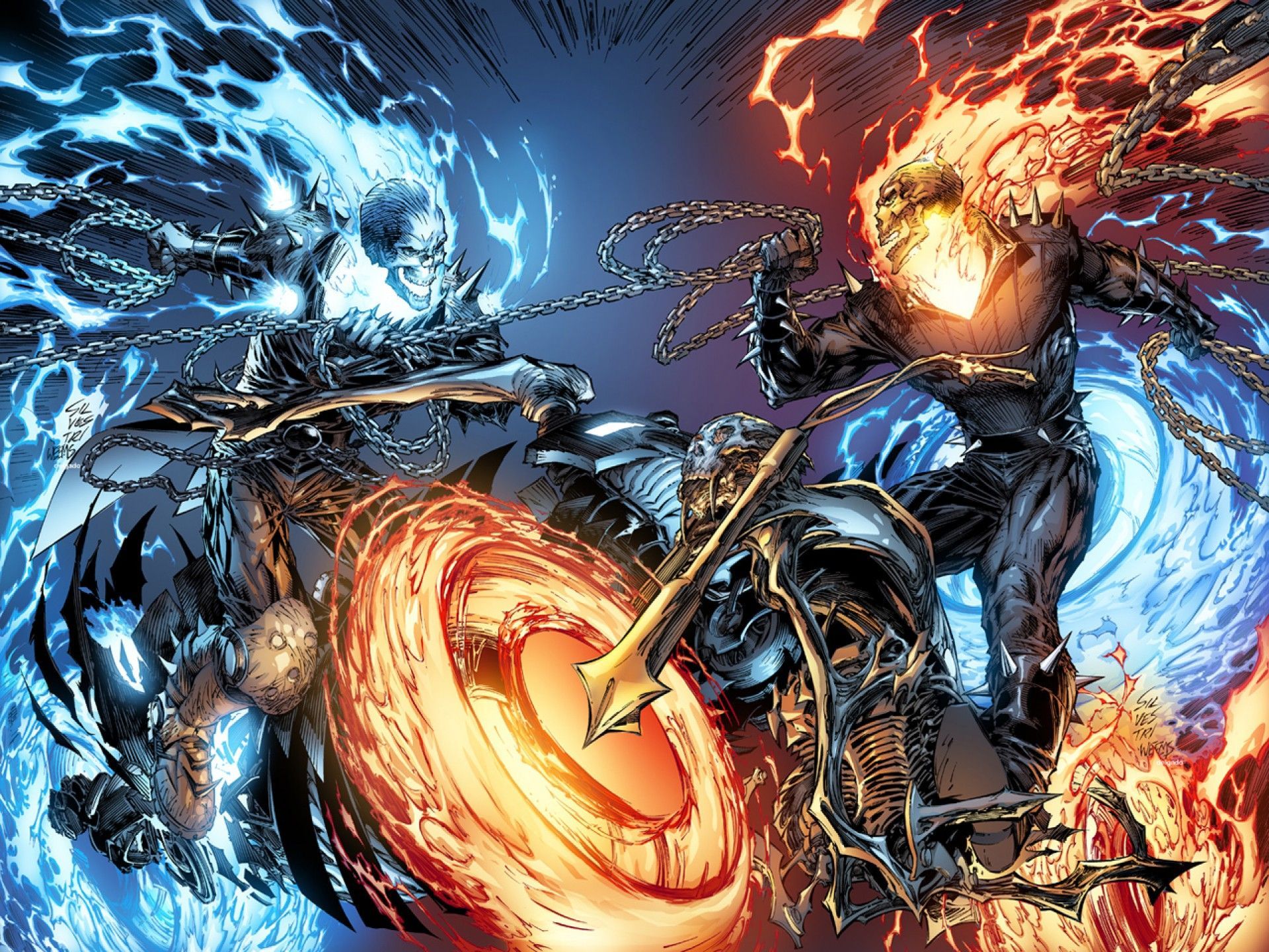 Ghost Rider Cool Illustration Wallpapers