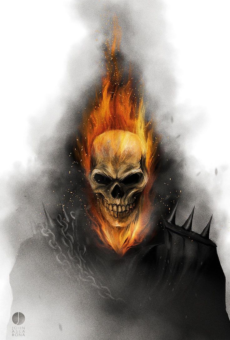 Ghost Rider Cool Illustration Wallpapers