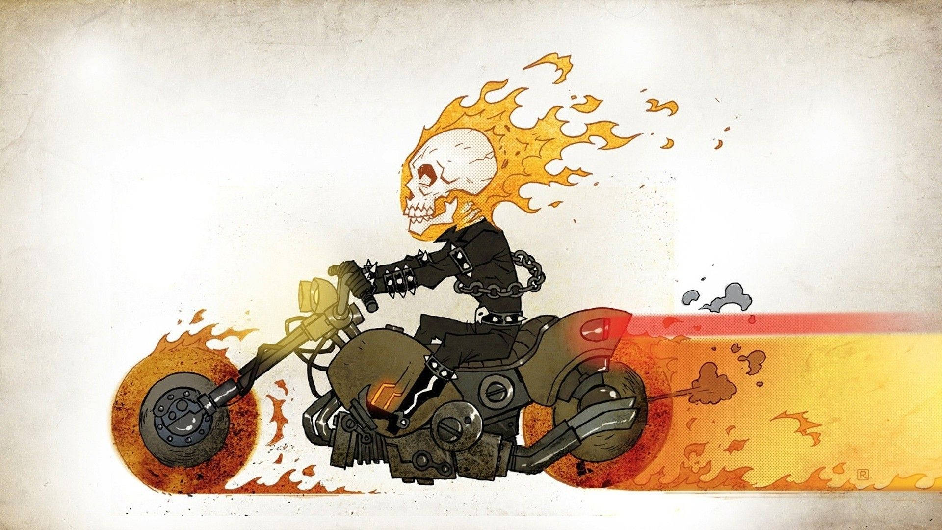 Ghost Rider Cool Illustration Wallpapers