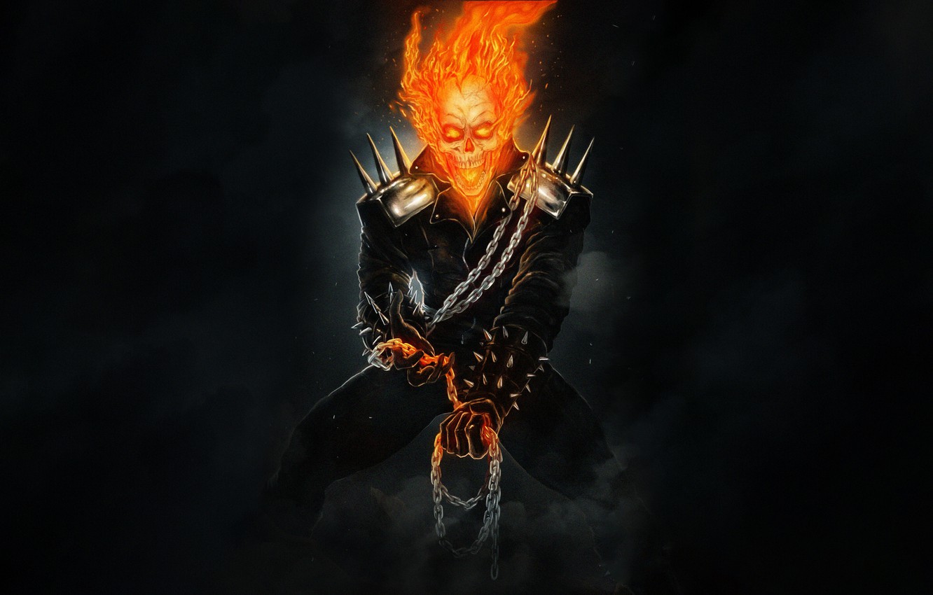 Ghost Rider Cool Illustration Wallpapers