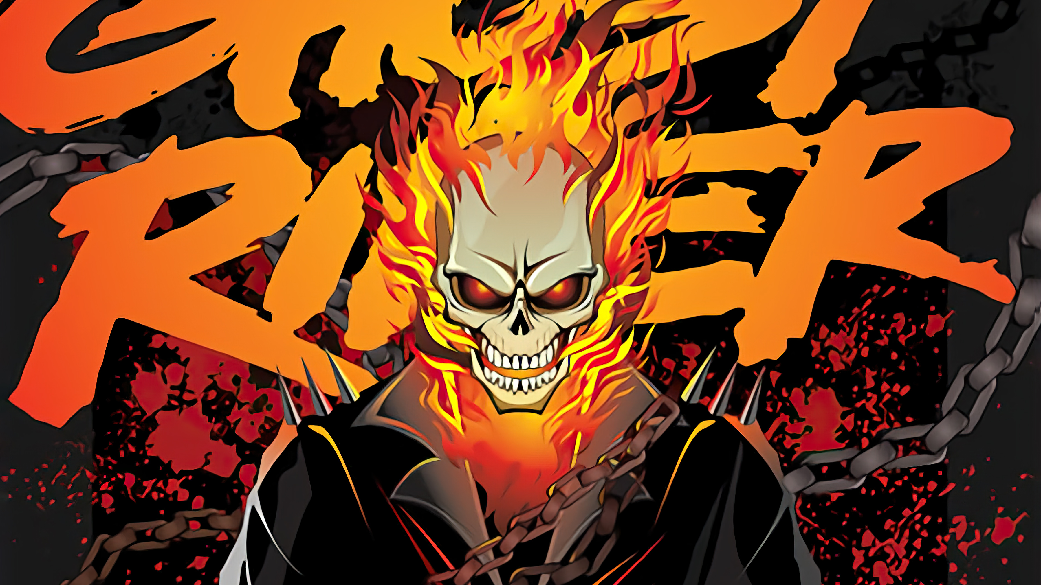 Ghost Rider Cool Illustration Wallpapers