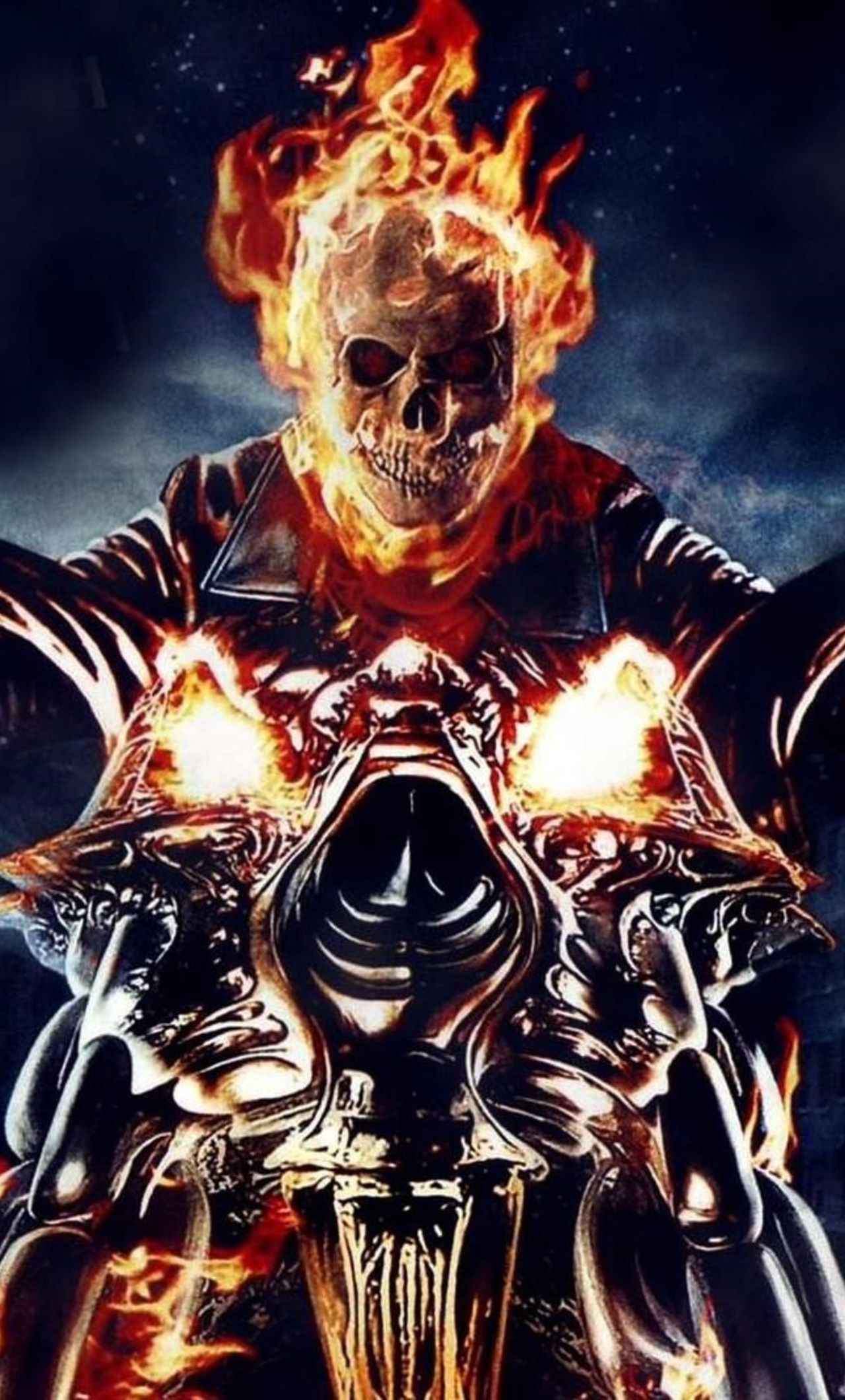 Ghost Rider Cool Illustration Wallpapers