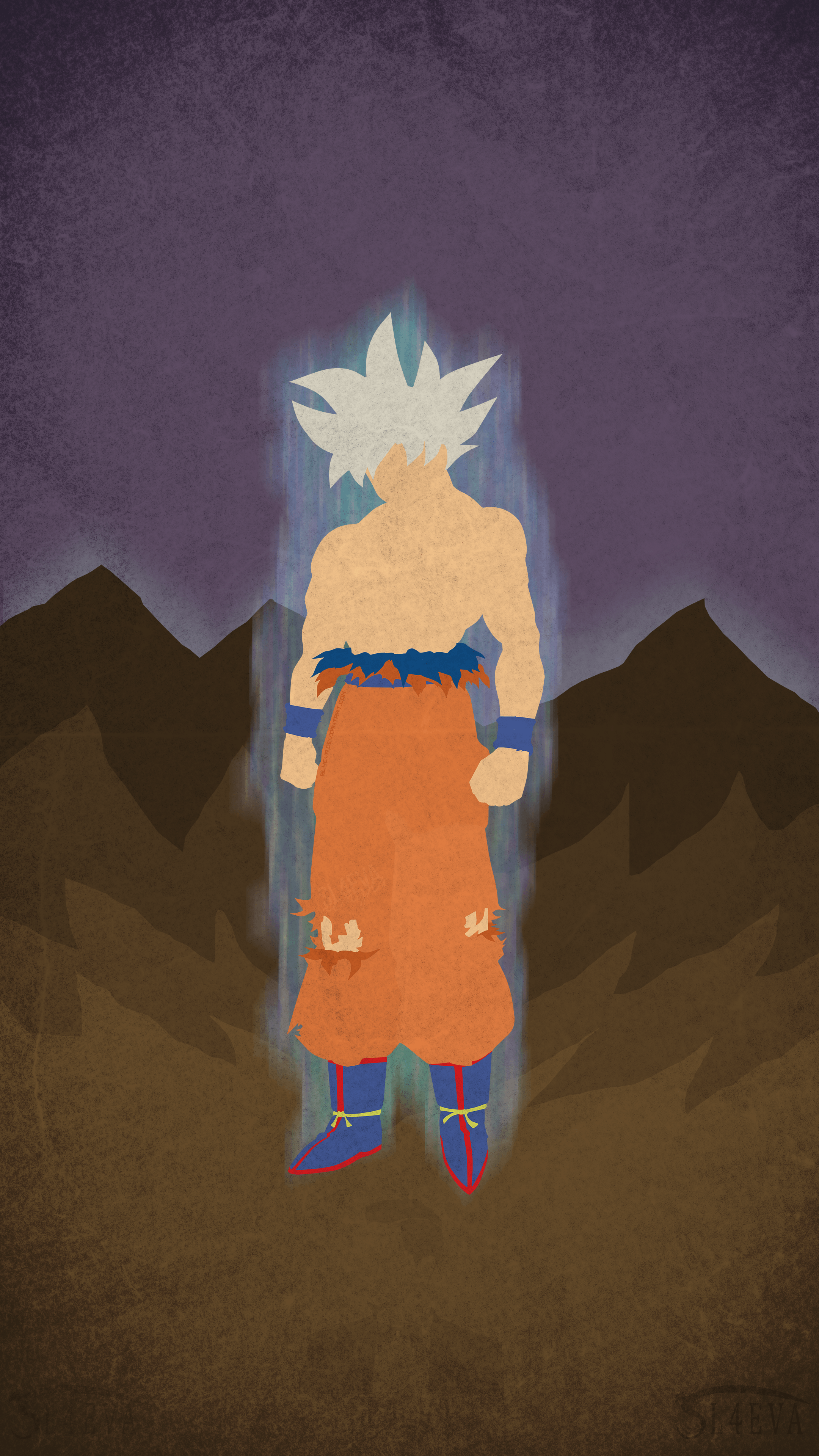 Goku Minimalism Wallpapers