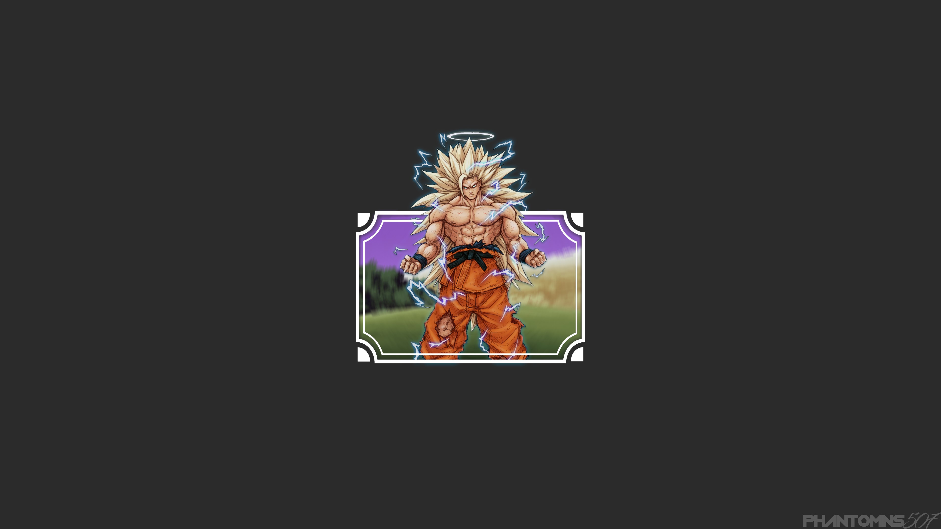 Goku Minimalism Wallpapers