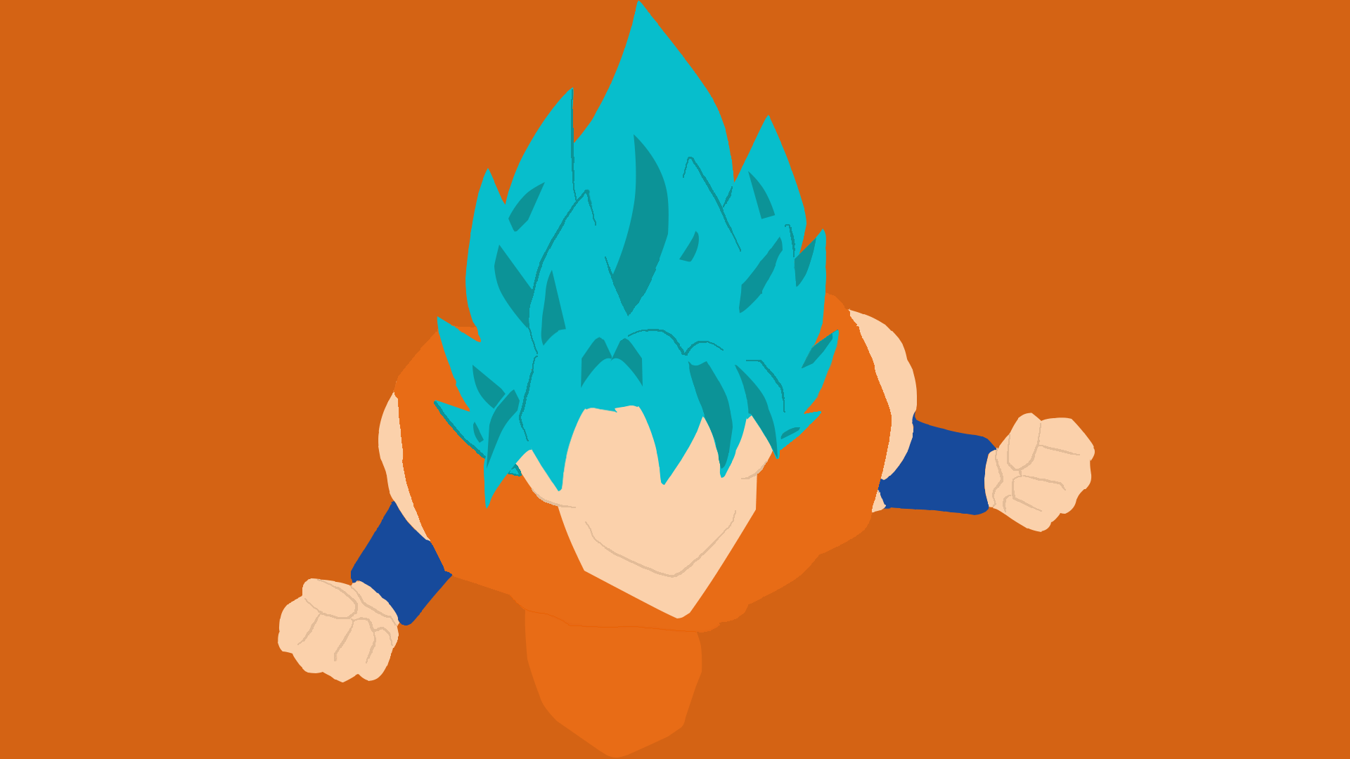 Goku Minimalism Wallpapers