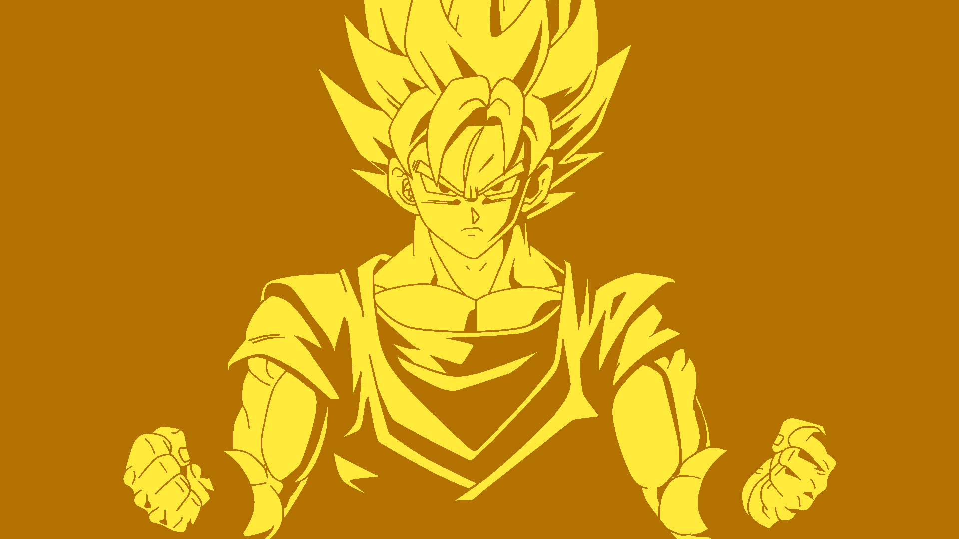 Goku Minimalism Wallpapers