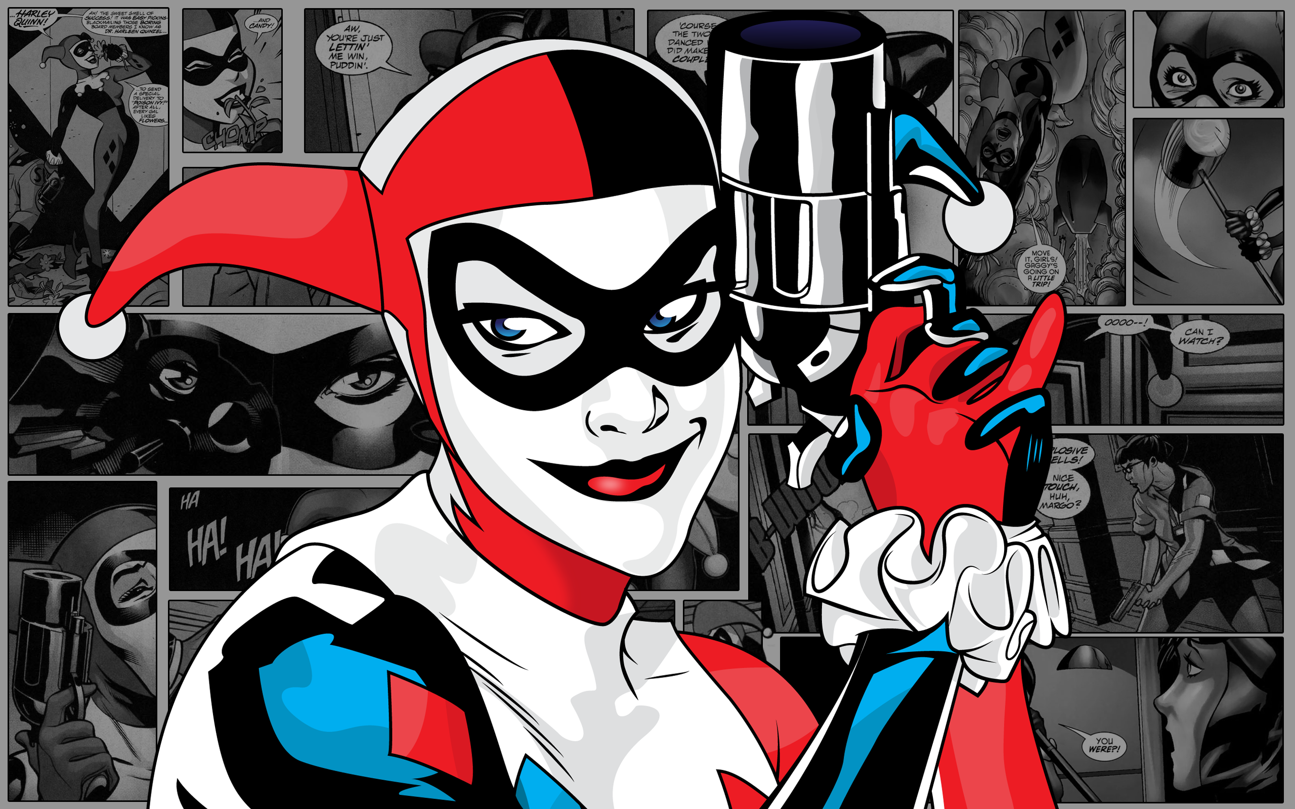 Harley Quinn Comic Art Wallpapers