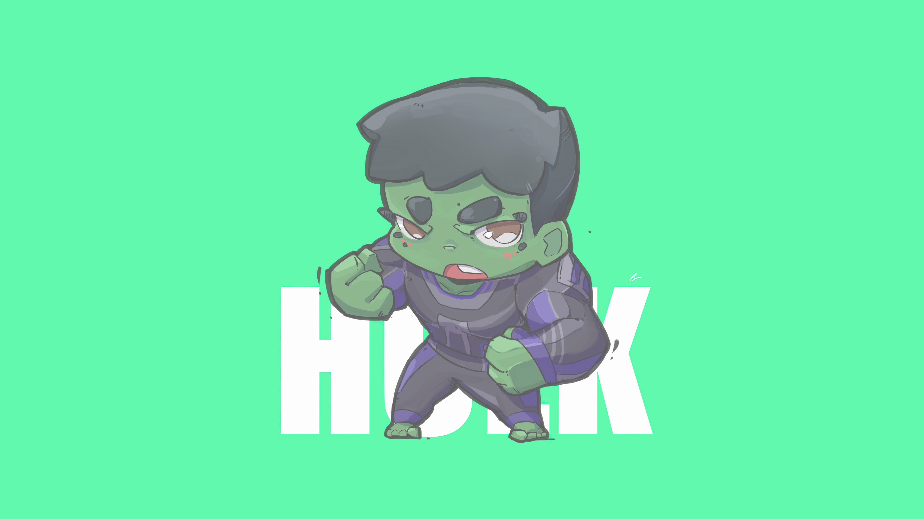 Hulk  Minimal Wallpapers