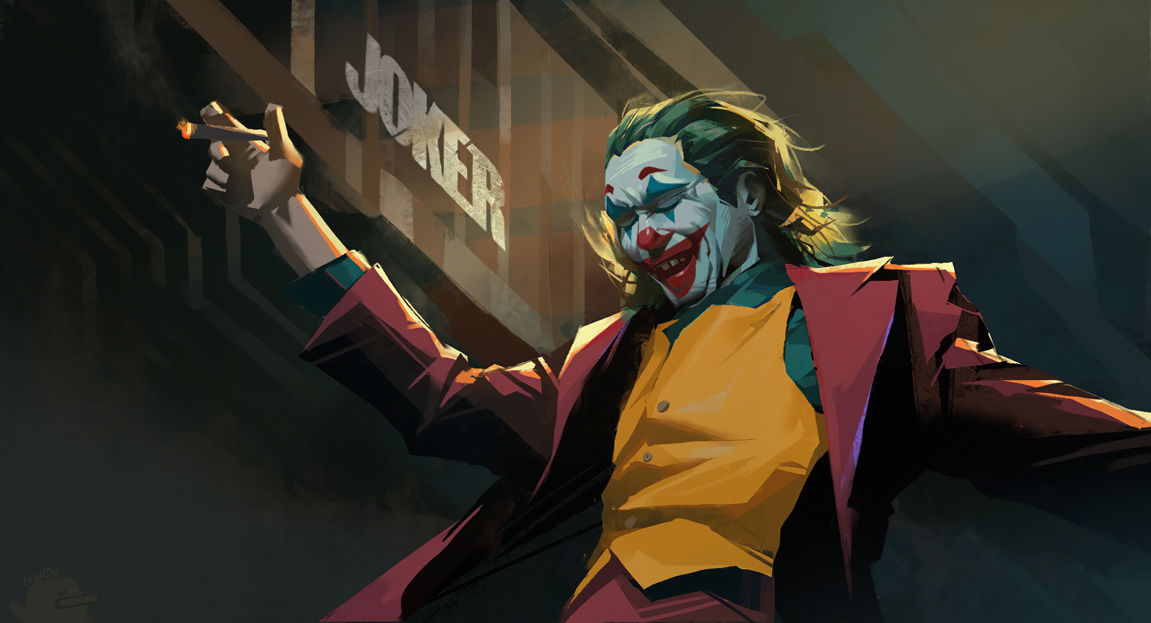 Joker Dancing On The Moon Wallpapers