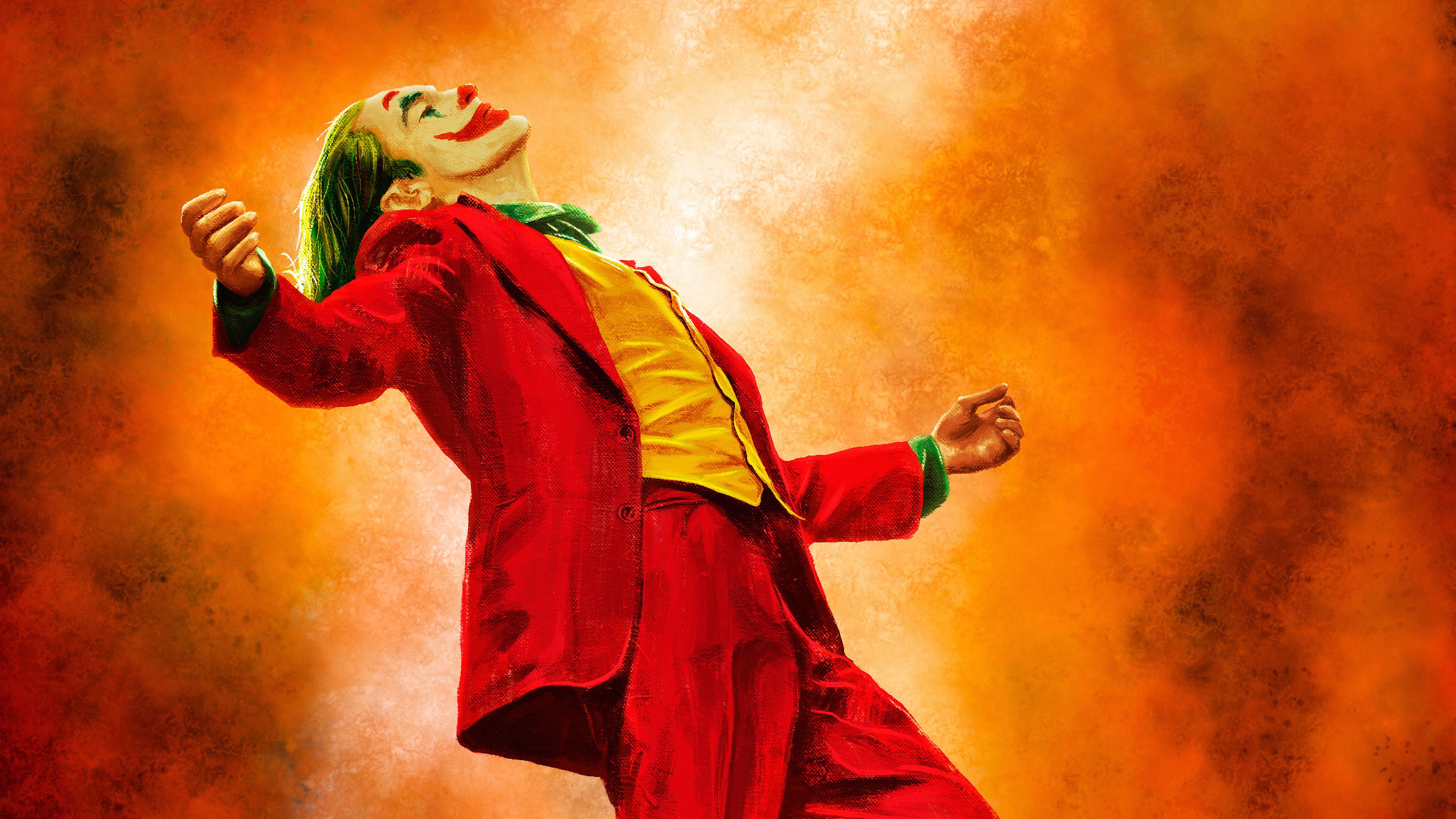 Joker Happy Dance Art Wallpapers