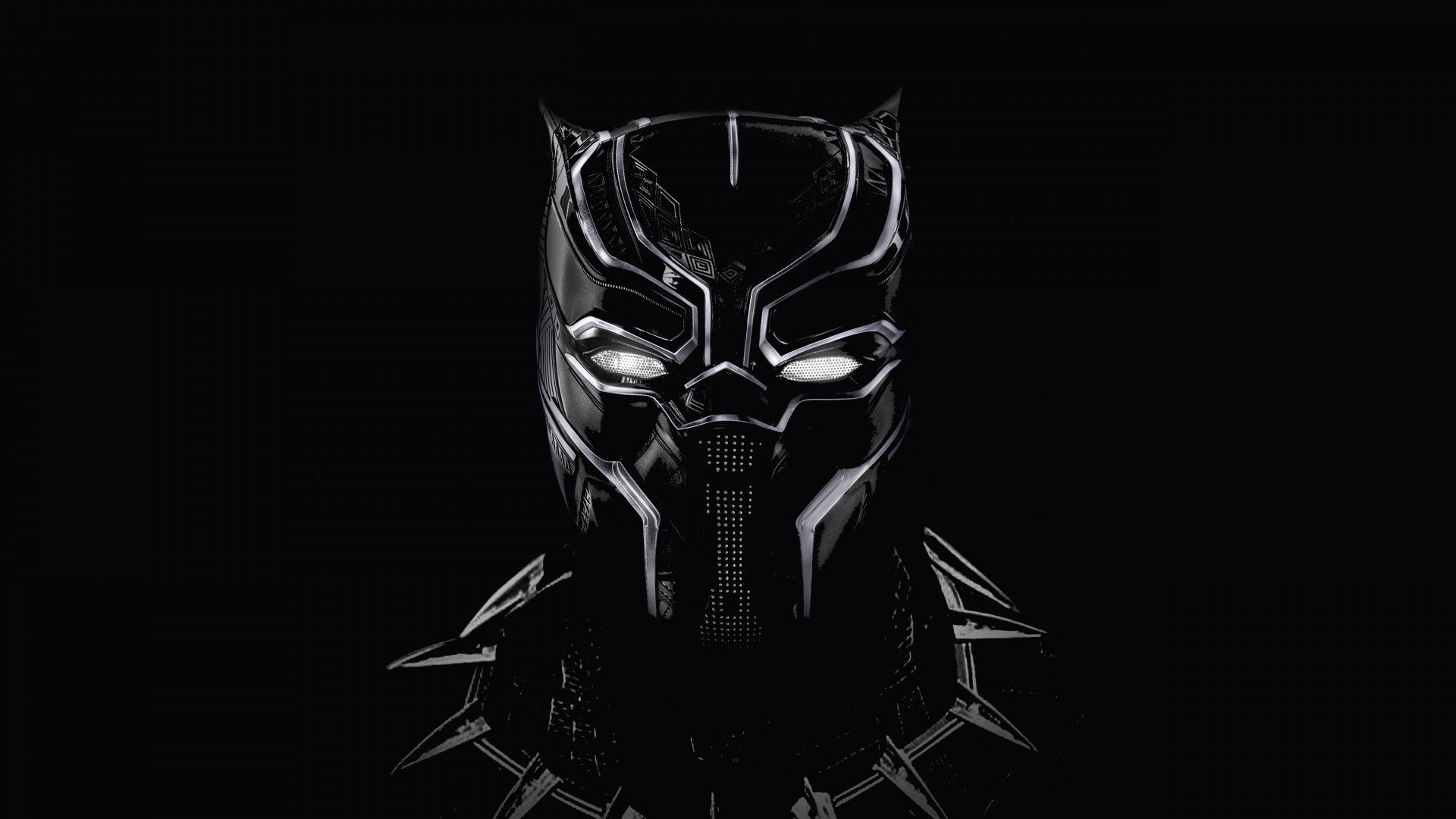 Marvel Comic Black Panther Minimal Wallpapers