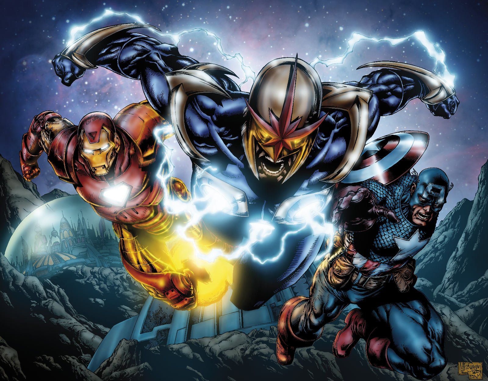 Marvel Comics Nova Aka Richard Rider Wallpapers