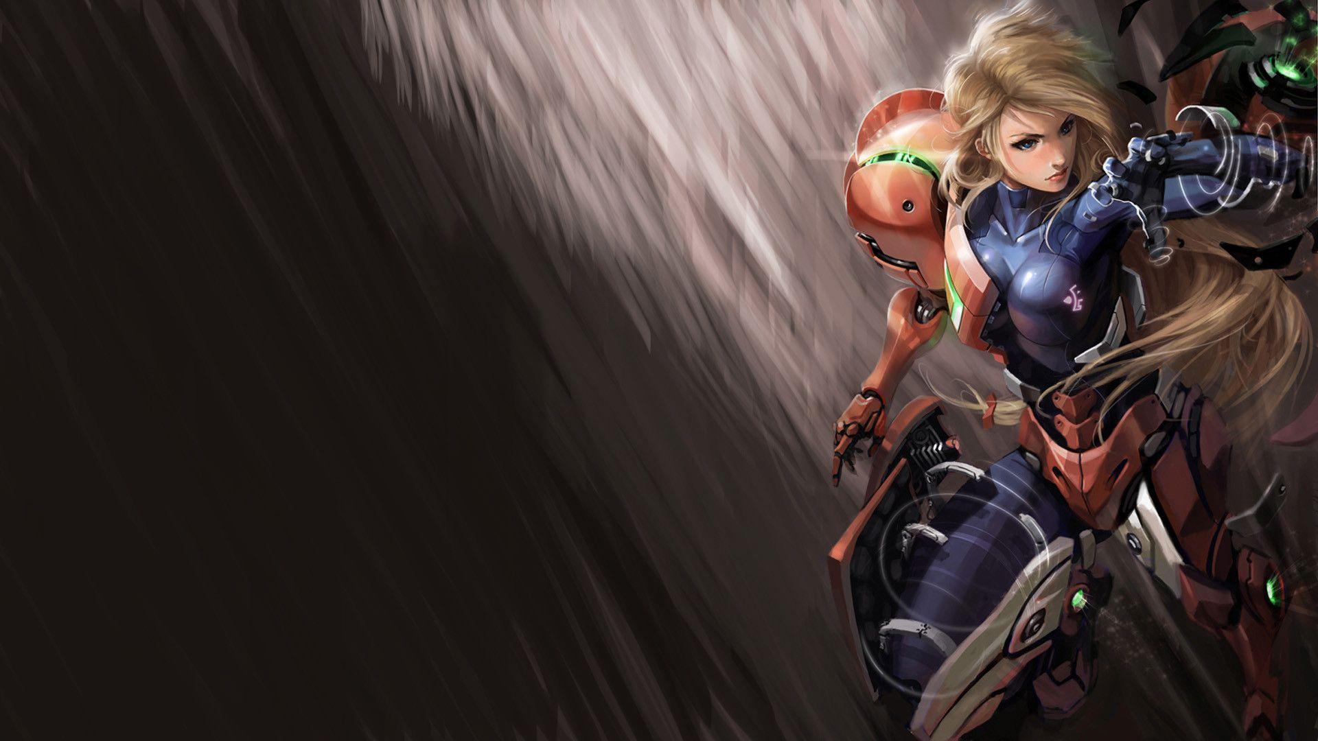 Metroid Samus Aran Zero Suit Wallpapers