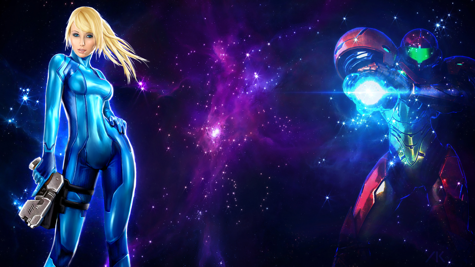 Metroid Samus Aran Zero Suit Wallpapers