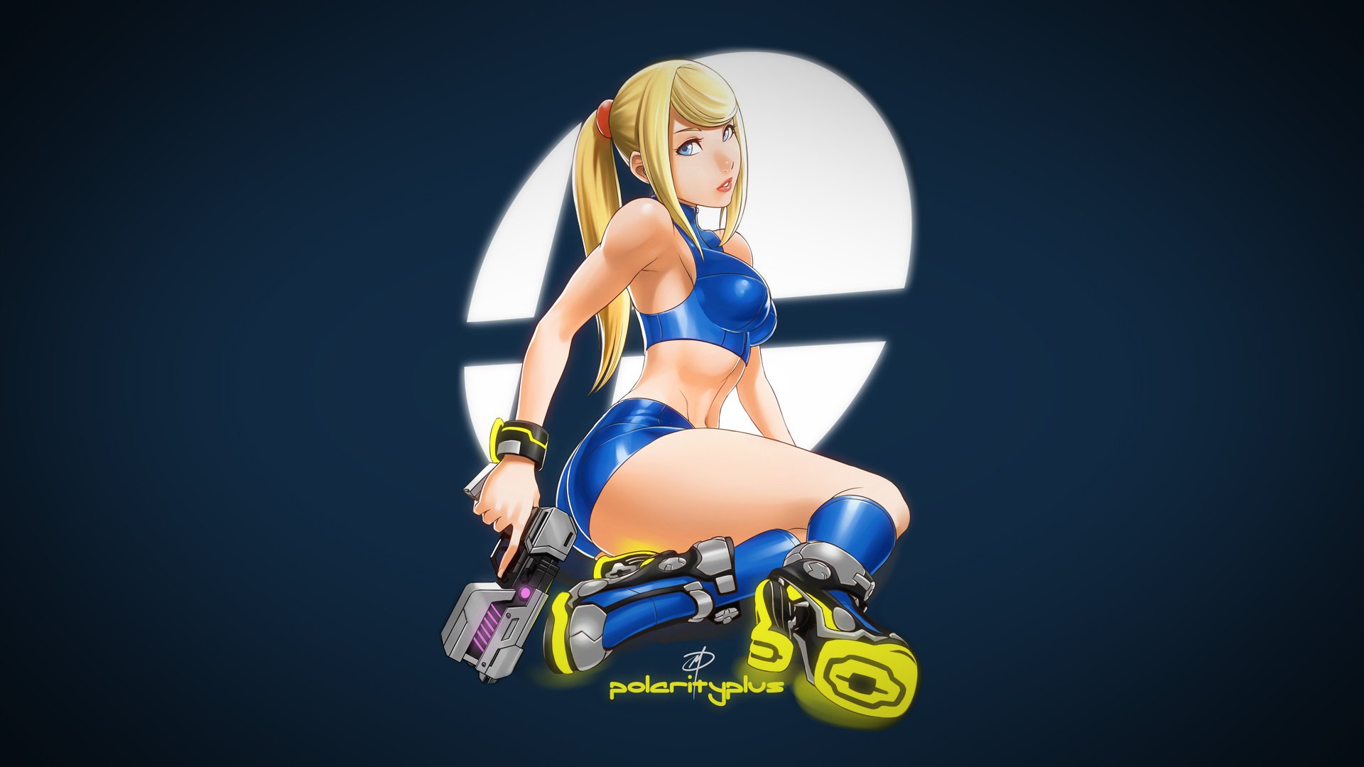 Metroid Samus Aran Zero Suit Wallpapers