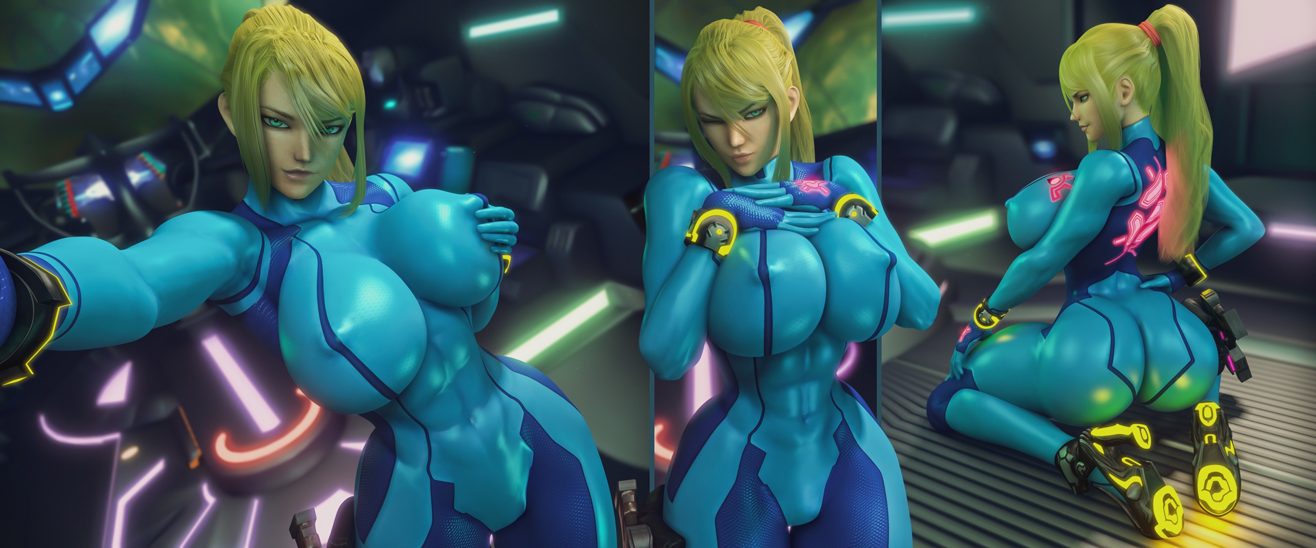 Metroid Samus Aran Zero Suit Wallpapers