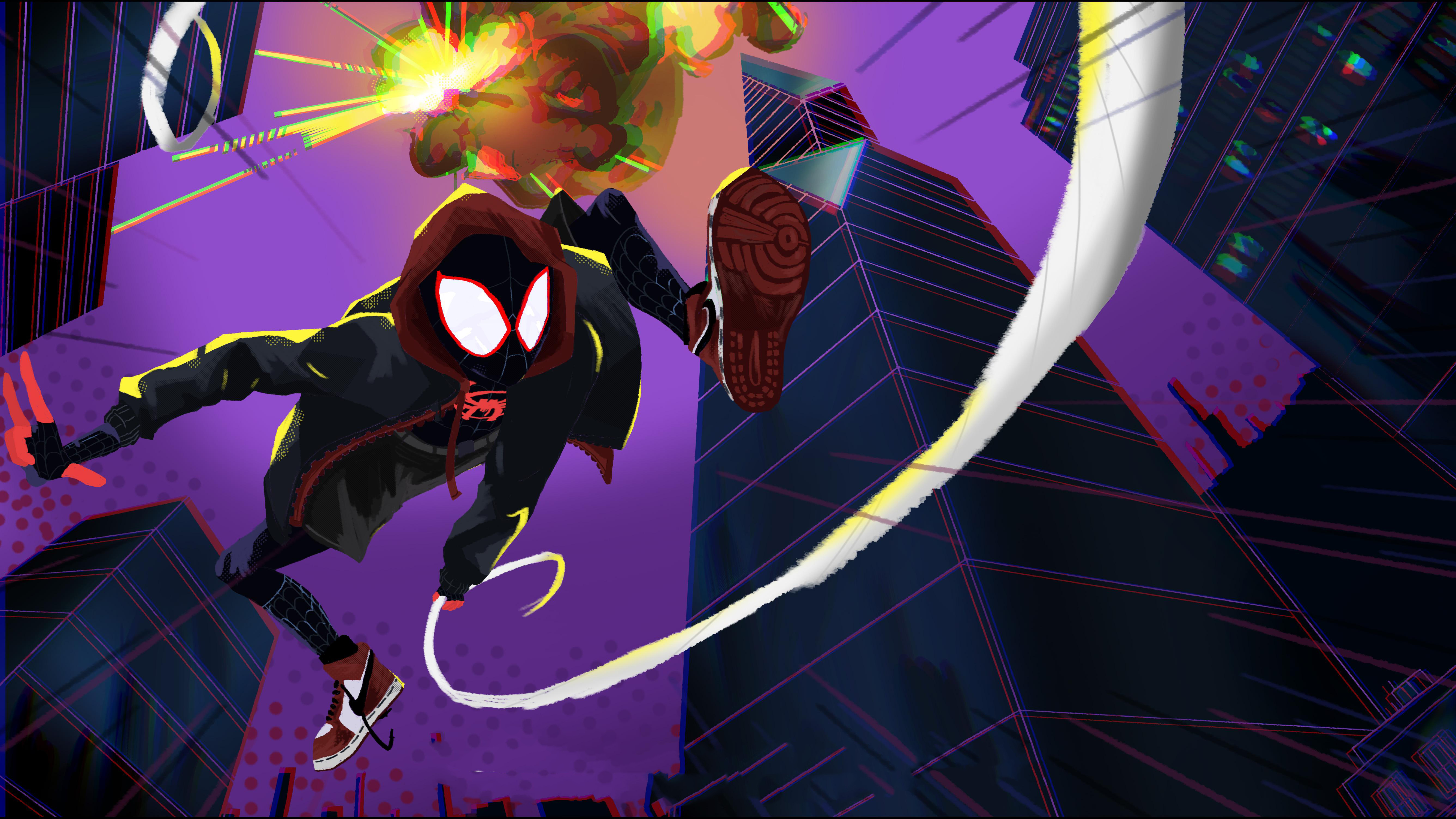 Miles Morales Cartoon Art Wallpapers