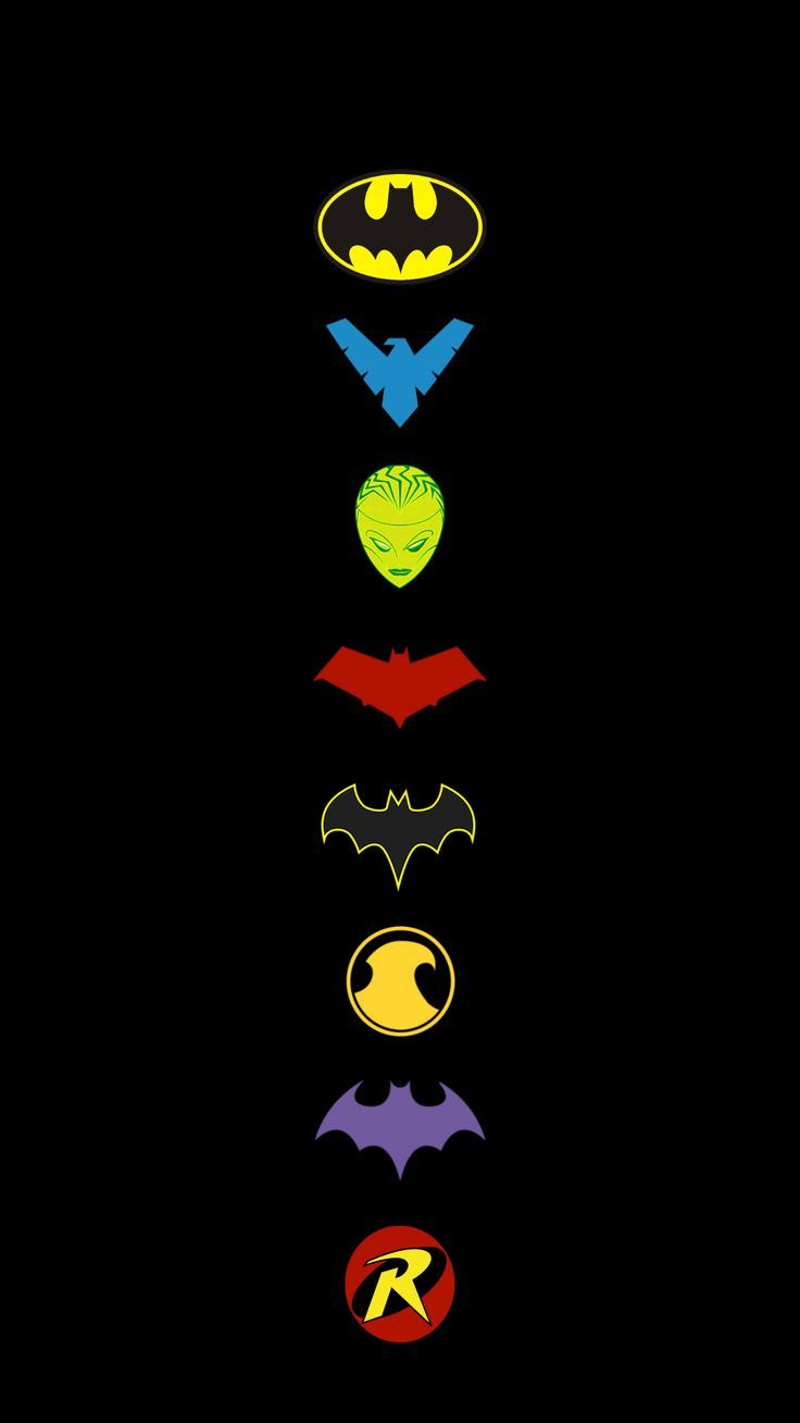 Minimal Batman Family Wallpapers