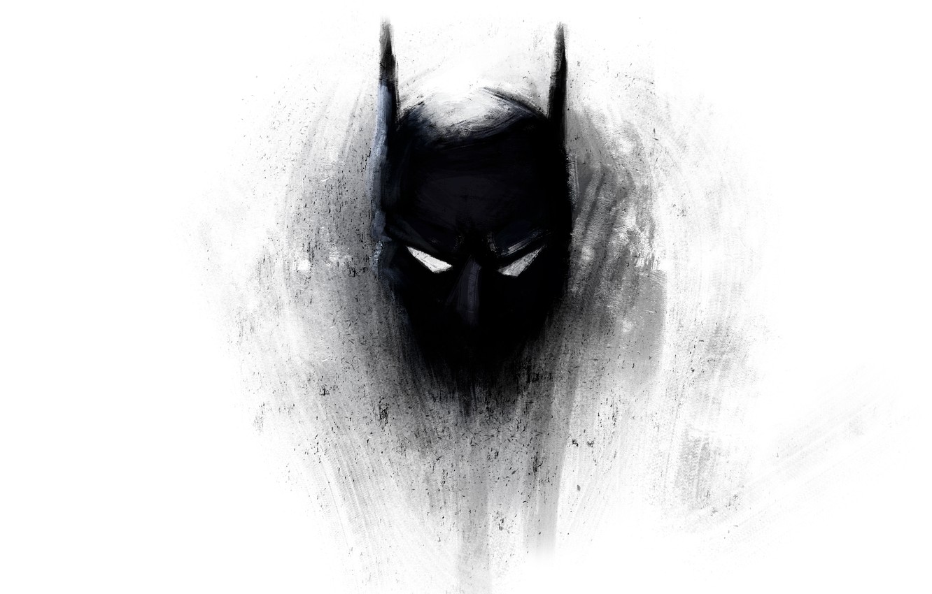 Minimal Batman Mask Wallpapers