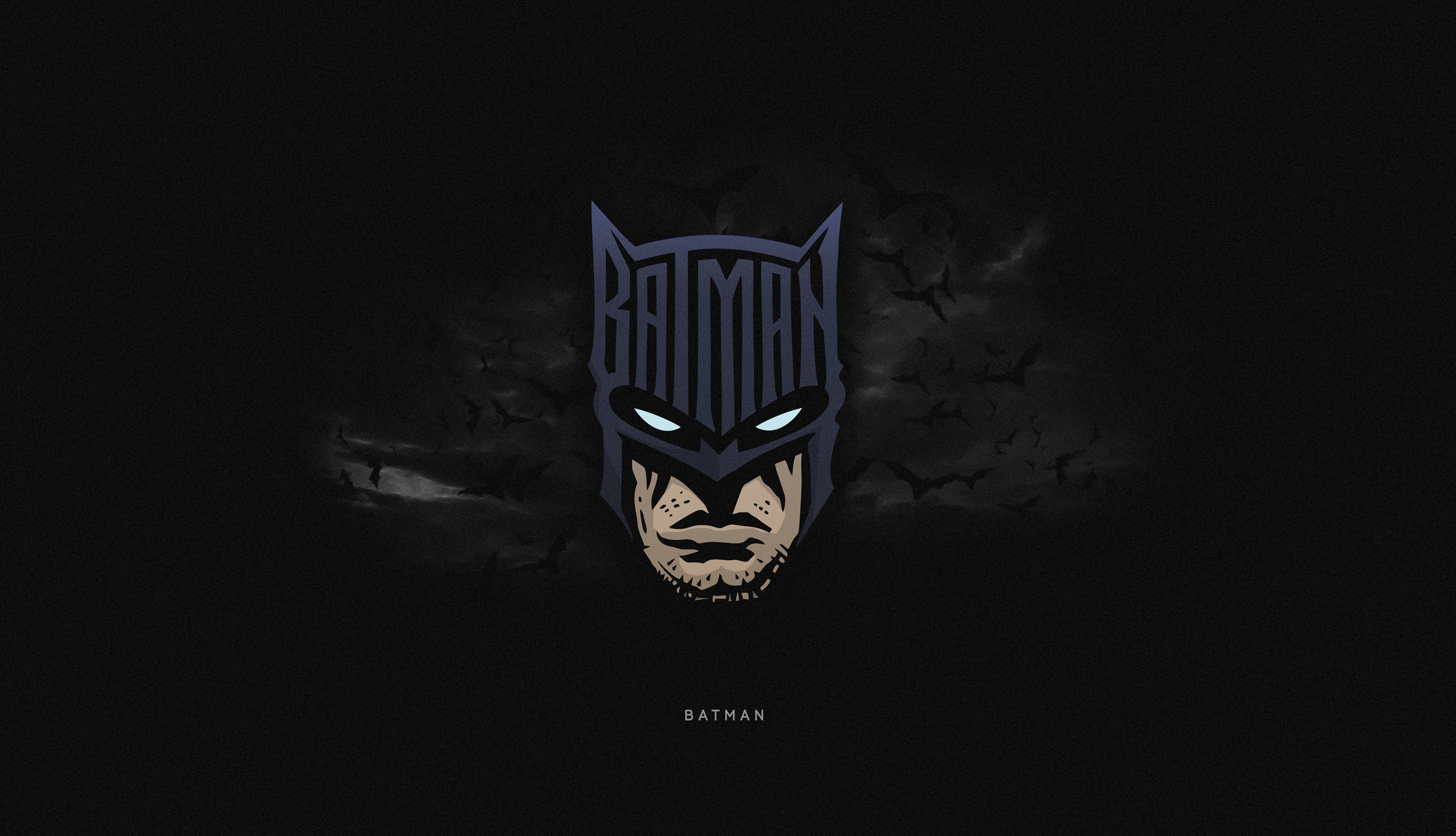 Minimal Batman Mask Wallpapers