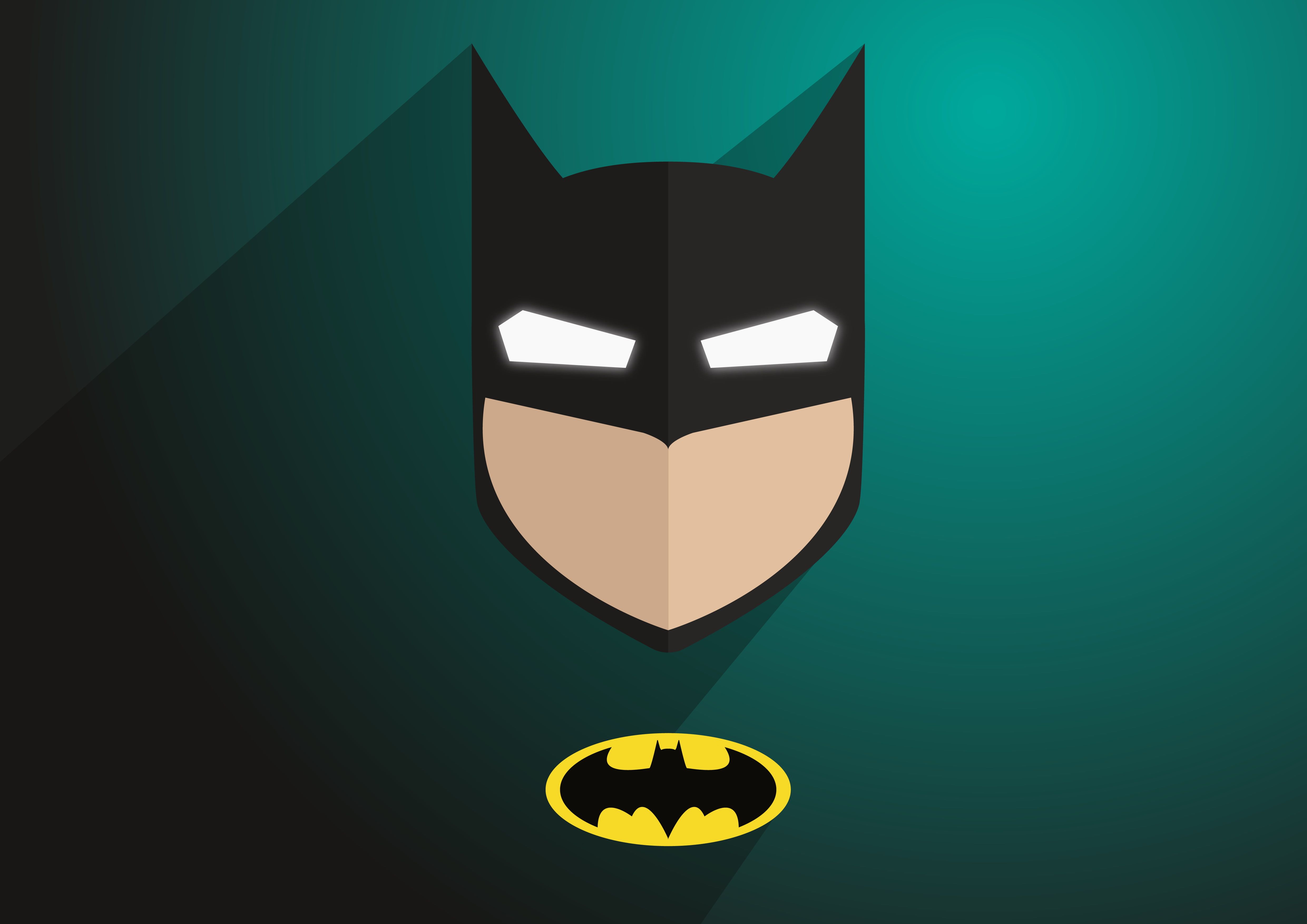 Minimal Batman Mask Wallpapers