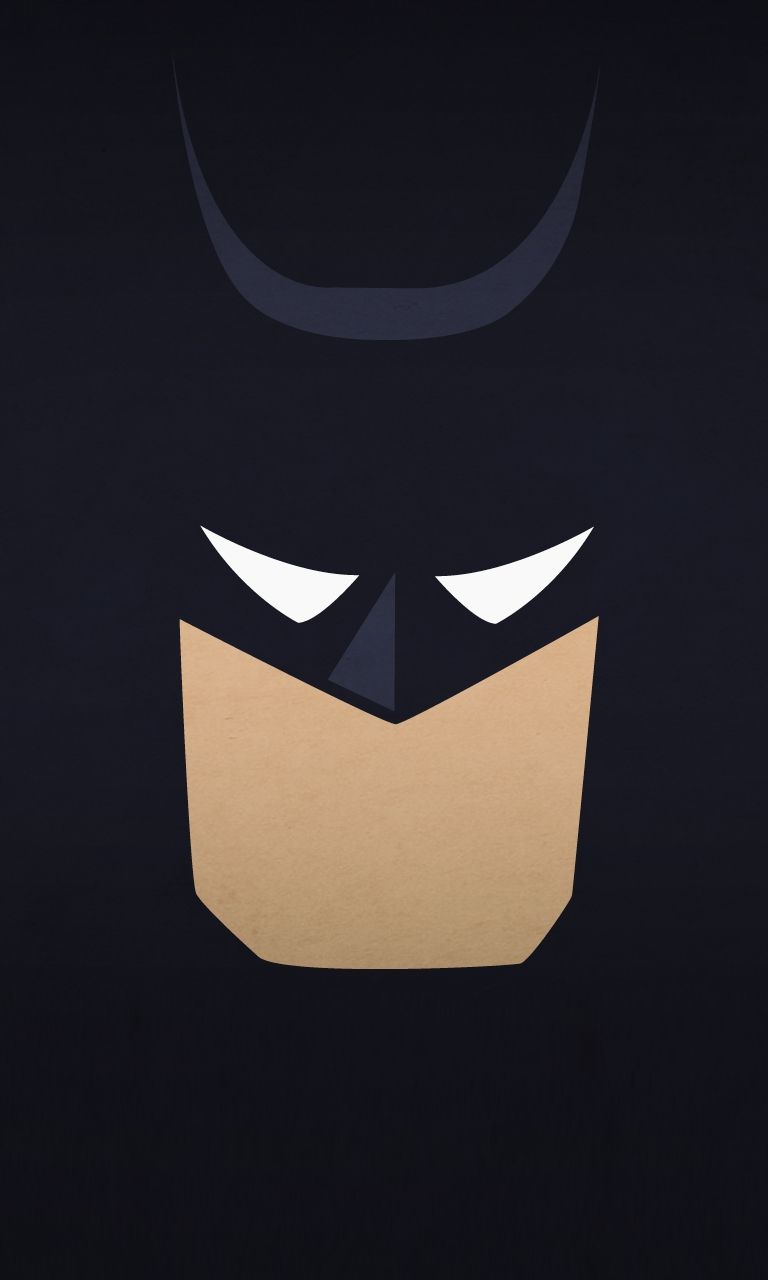 Minimal Batman Mask Wallpapers