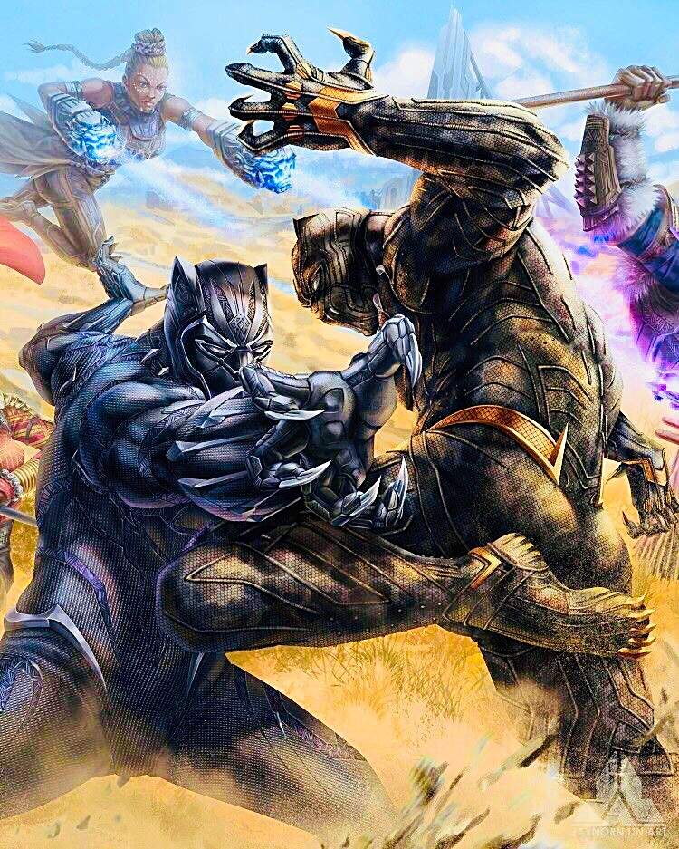 New Black Panther Marvel Comics 2020 Art Wallpapers