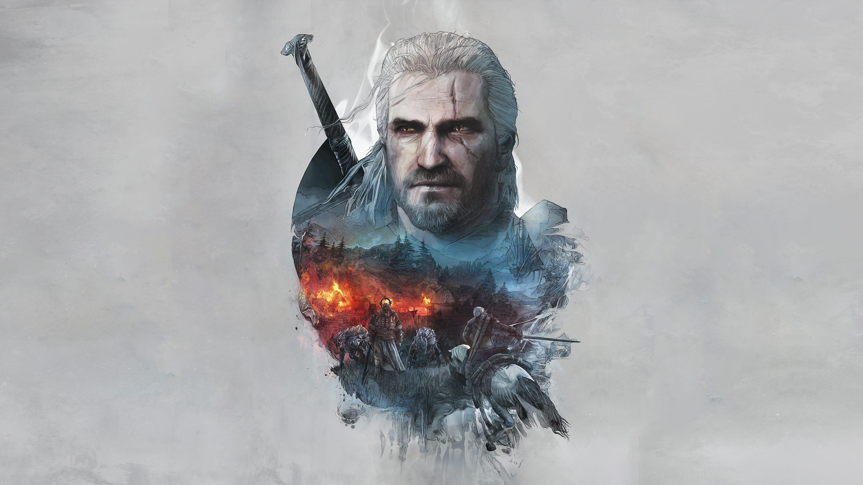 New Geralt Of Rivia Fanart Wallpapers
