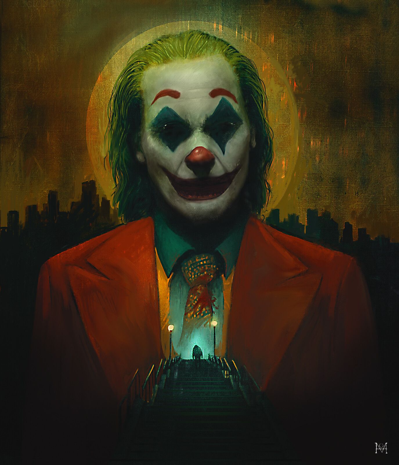 New Joaquin Phoenix Joker Art Wallpapers