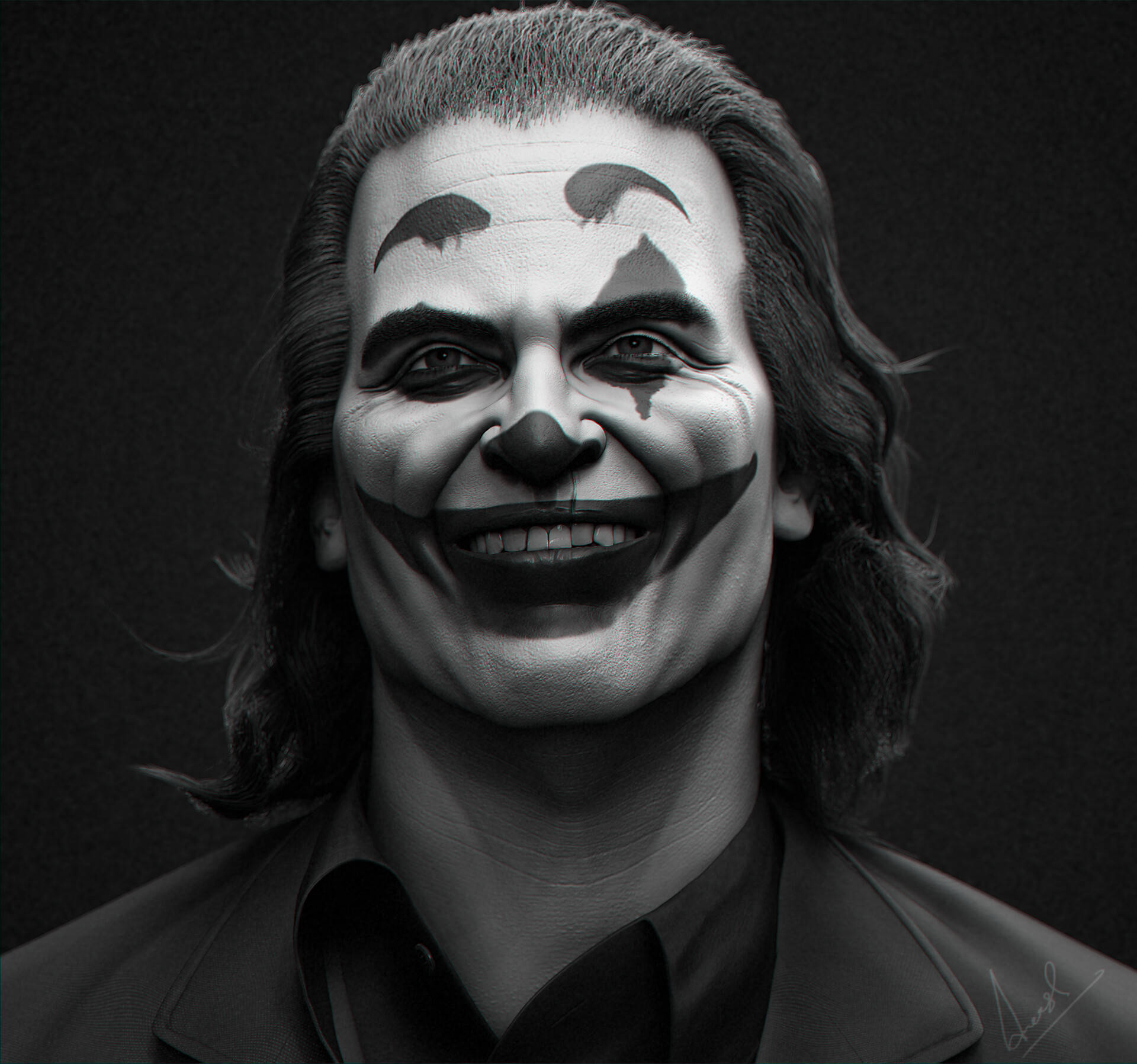 New Joaquin Phoenix Joker Art Wallpapers